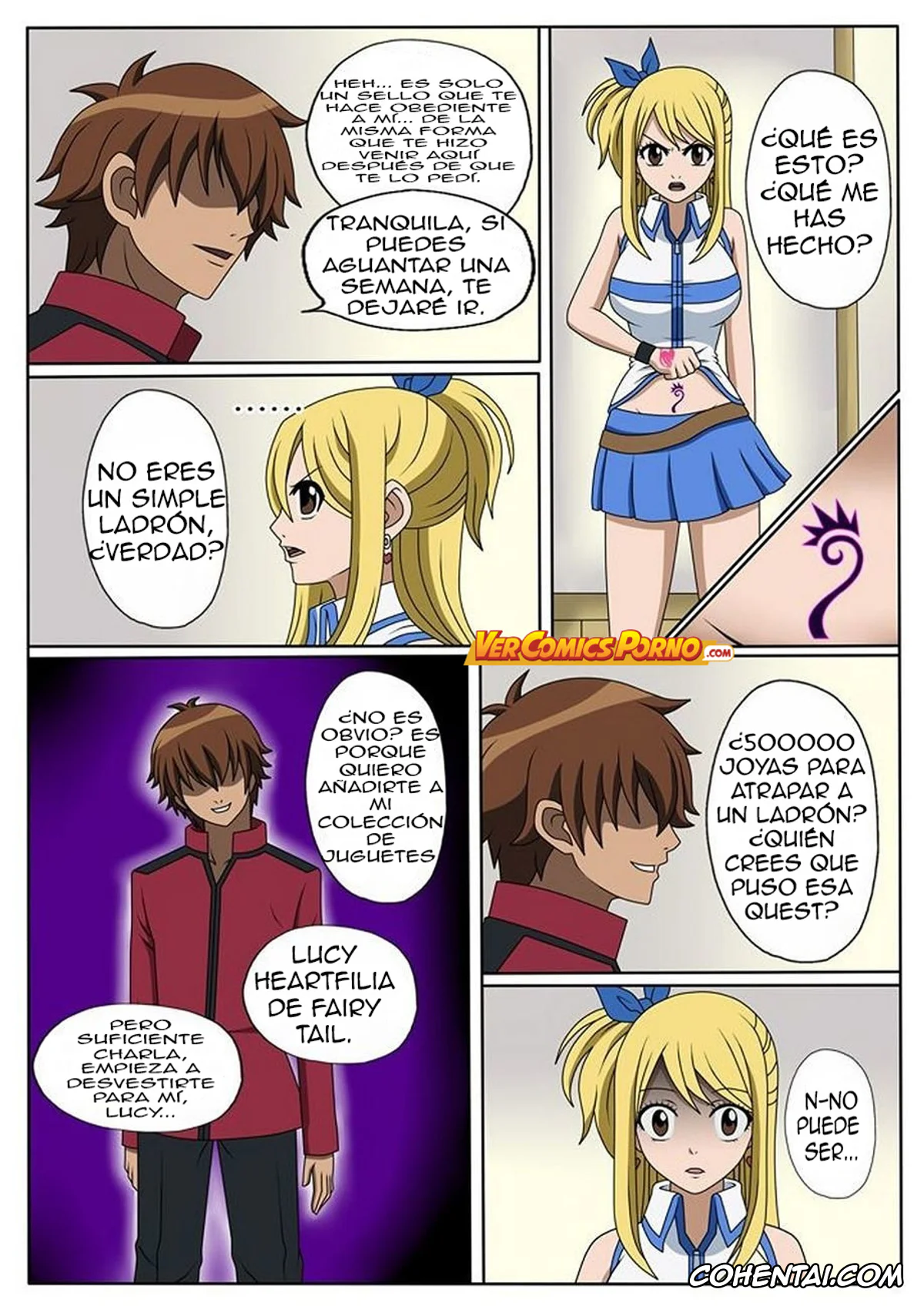 Fairy Tail hentai, Lucy Heartfilia hentai, Fairy Hunting (Fairy Tail), pagina 6