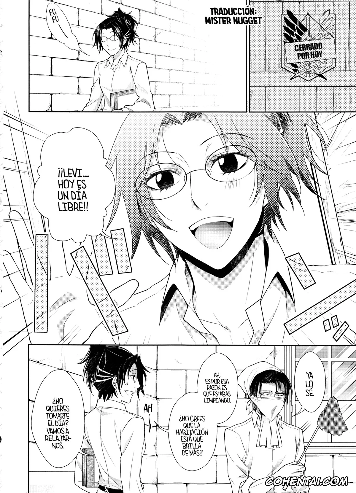 Shingeki No Kyojin | Attack On Titan xxx, Hange Zoe xxx, Levi Ackerman xxx, Kyuujitsu o Mattari Sugosu Hazu datta. (Shingeki no Kyojin), pagina 4