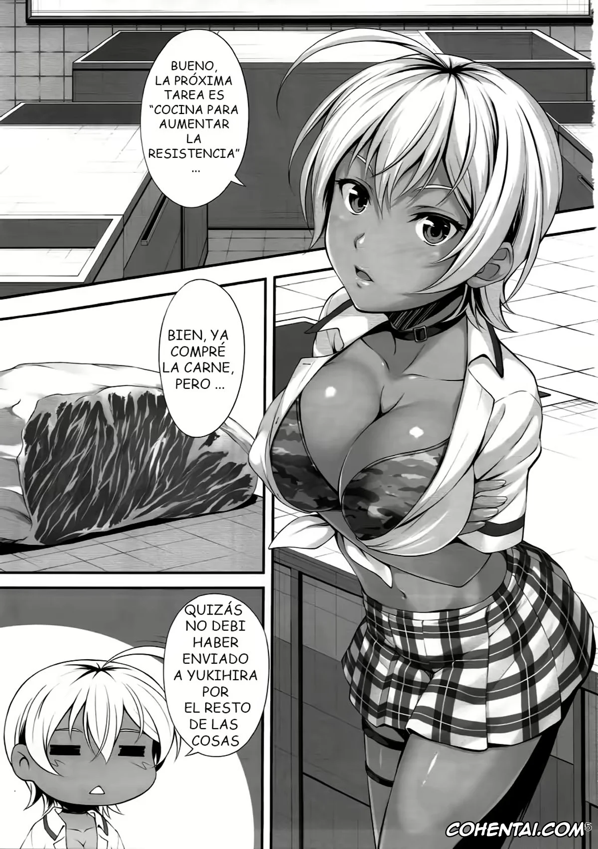 Shokugeki no Soma hentai, Ikumi Mito hentai, Souma Yukihira hentai, Namaniku Full Course (Shokugeki no Soma), pagina 3
