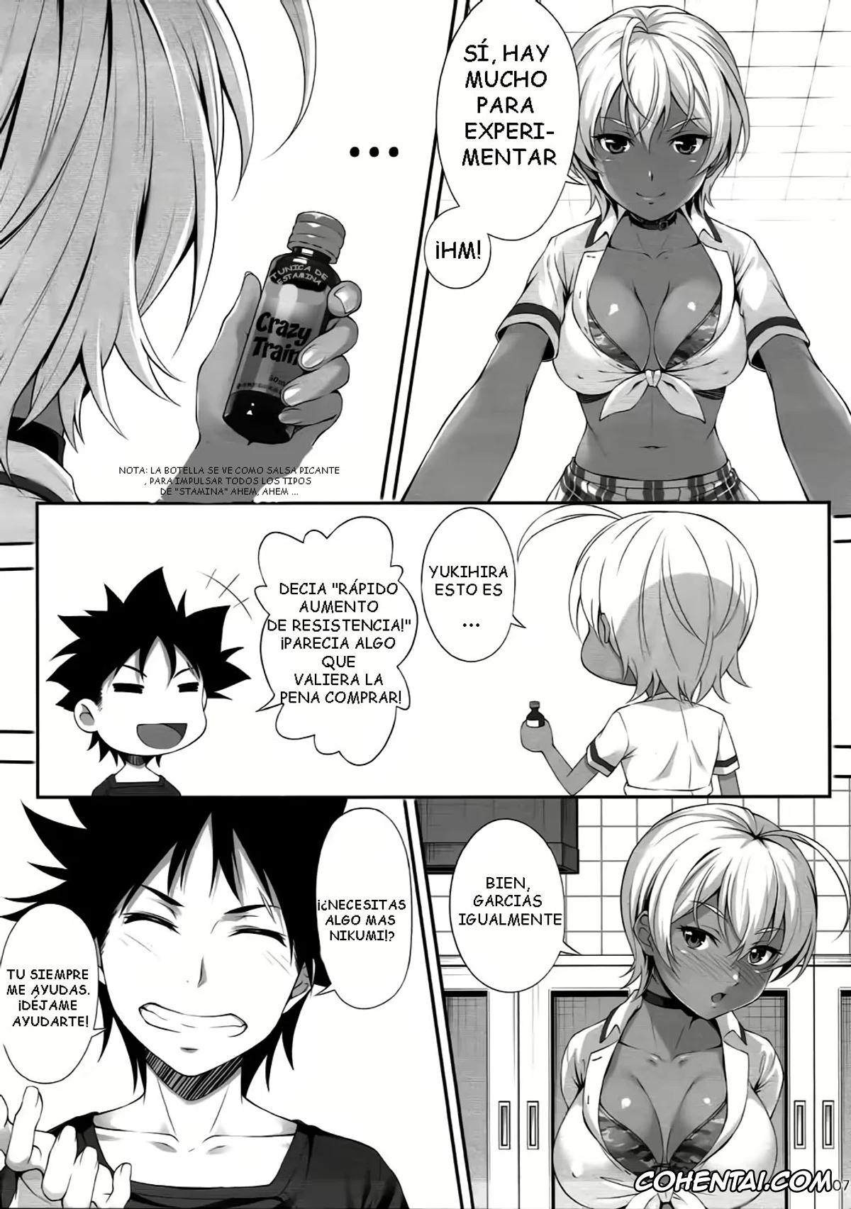 Shokugeki no Soma porno, Ikumi Mito porno, Souma Yukihira porno, Namaniku Full Course (Shokugeki no Soma), pagina 5