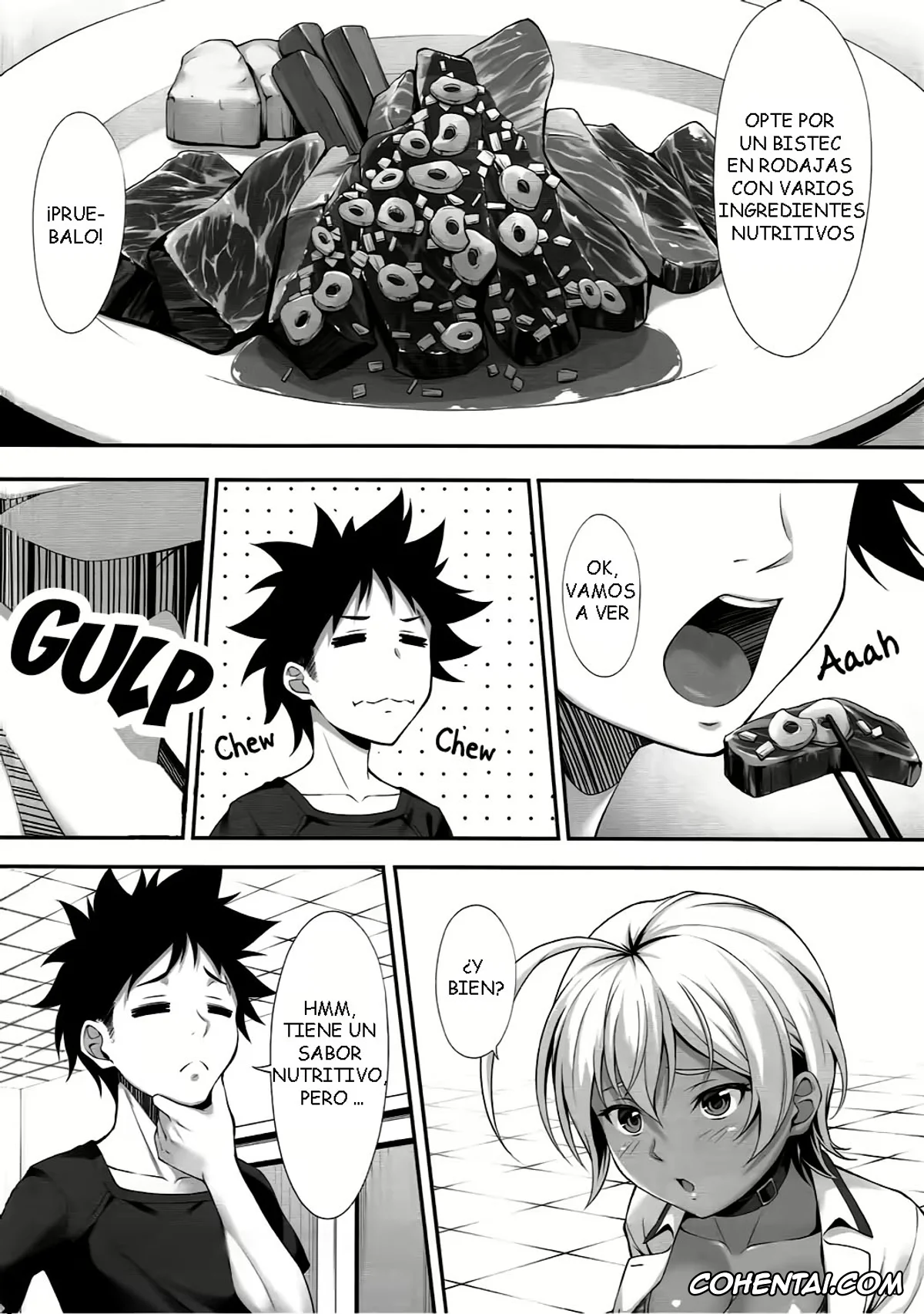 Shokugeki no Soma porno, Ikumi Mito porno, Souma Yukihira porno, Namaniku Full Course (Shokugeki no Soma), pagina 8