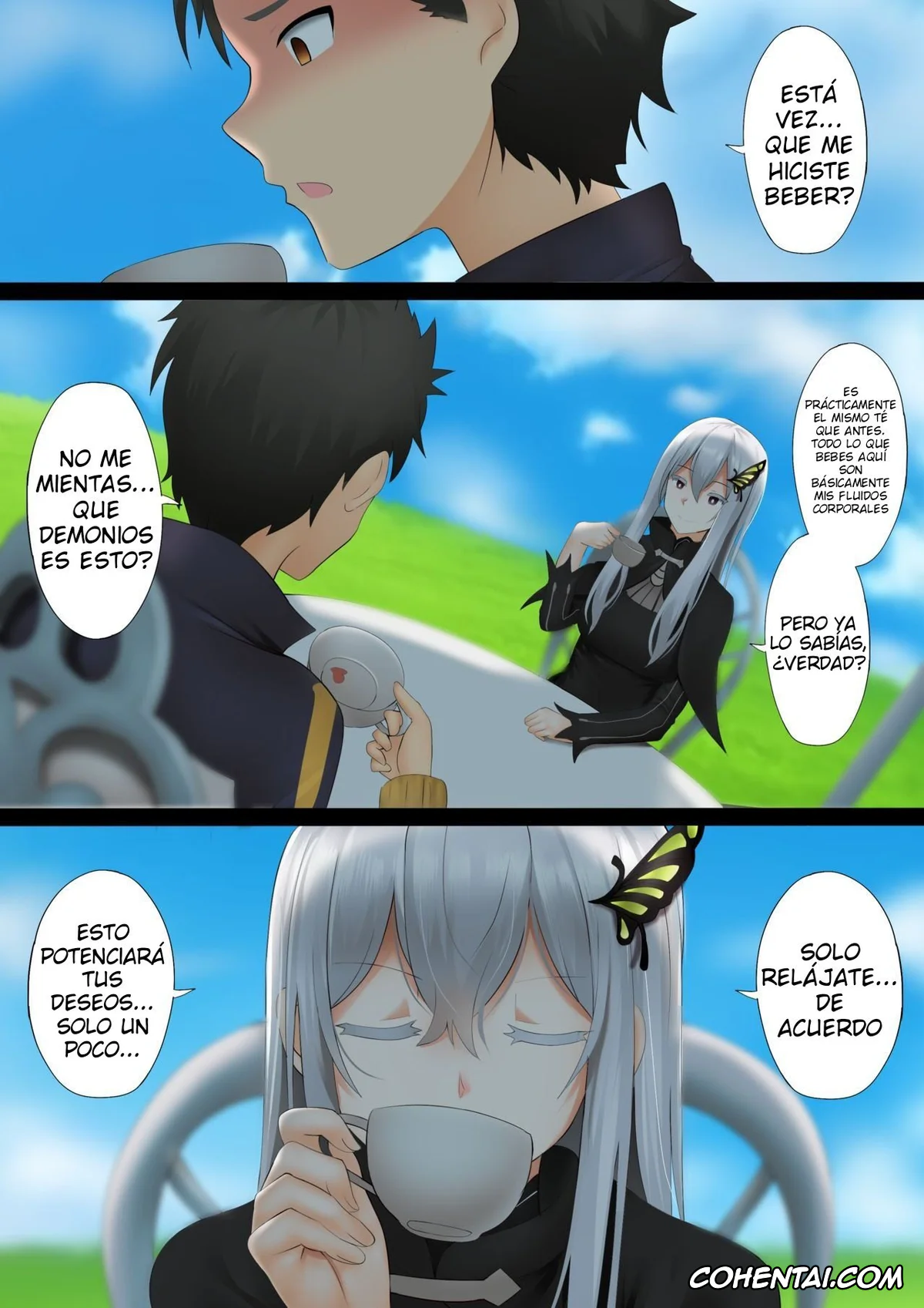 Re:Zero kara Hajimeru Isekai Seikatsu porno, Echidna porno, Subaru Natsuki porno, Echidna (Re:Zero kara Hajimeru Isekai Seikatsu), pagina 2