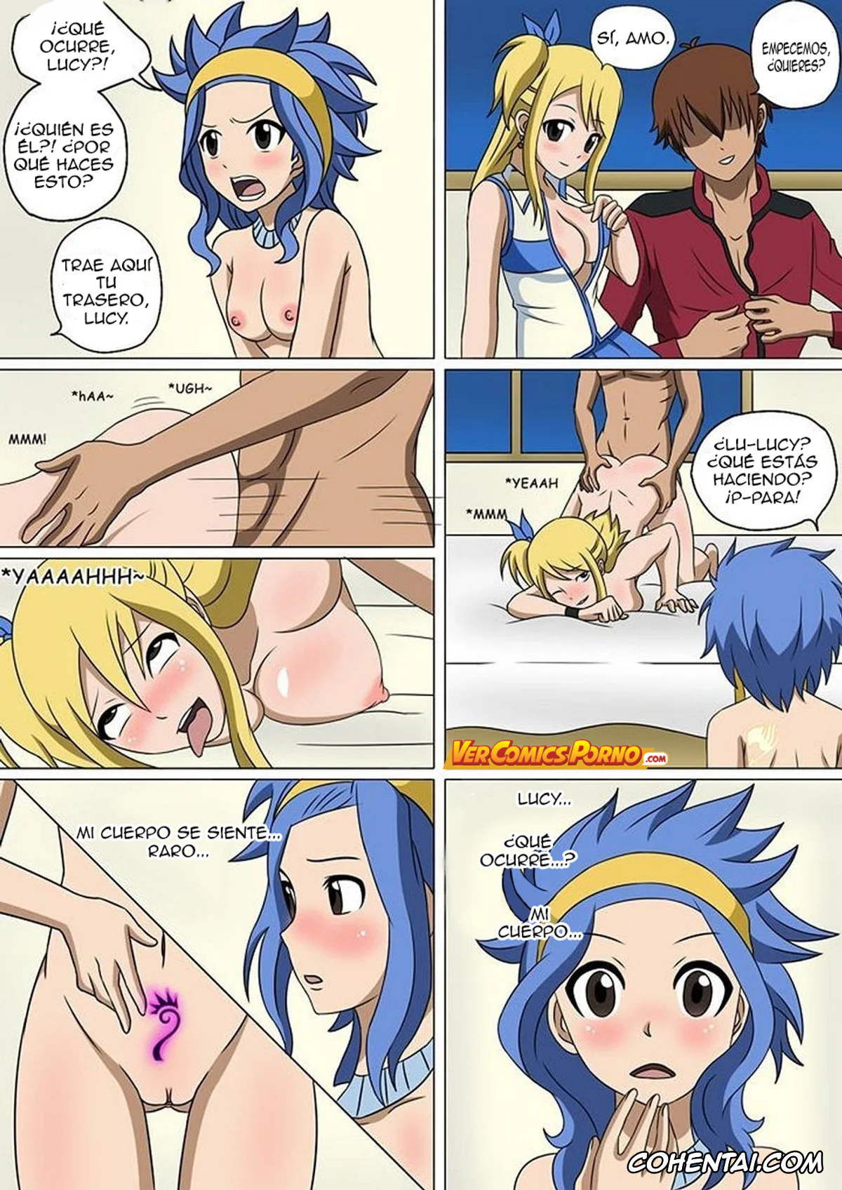Fairy Tail hentai, Levy Mcgarden hentai, Lucy Heartfilia hentai, Fairy Hunting 2 (Fairy Tail), pagina 15