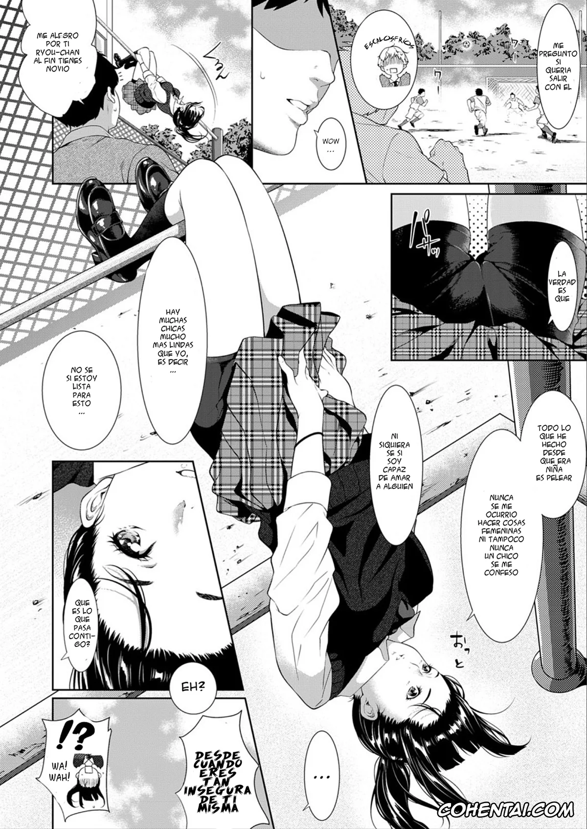 Revistas porno, COMIC AOHA porno, Tooi Kimi ni, Boku wa Todokanai (COMIC AOHA 2019 Fuyu), pagina 8