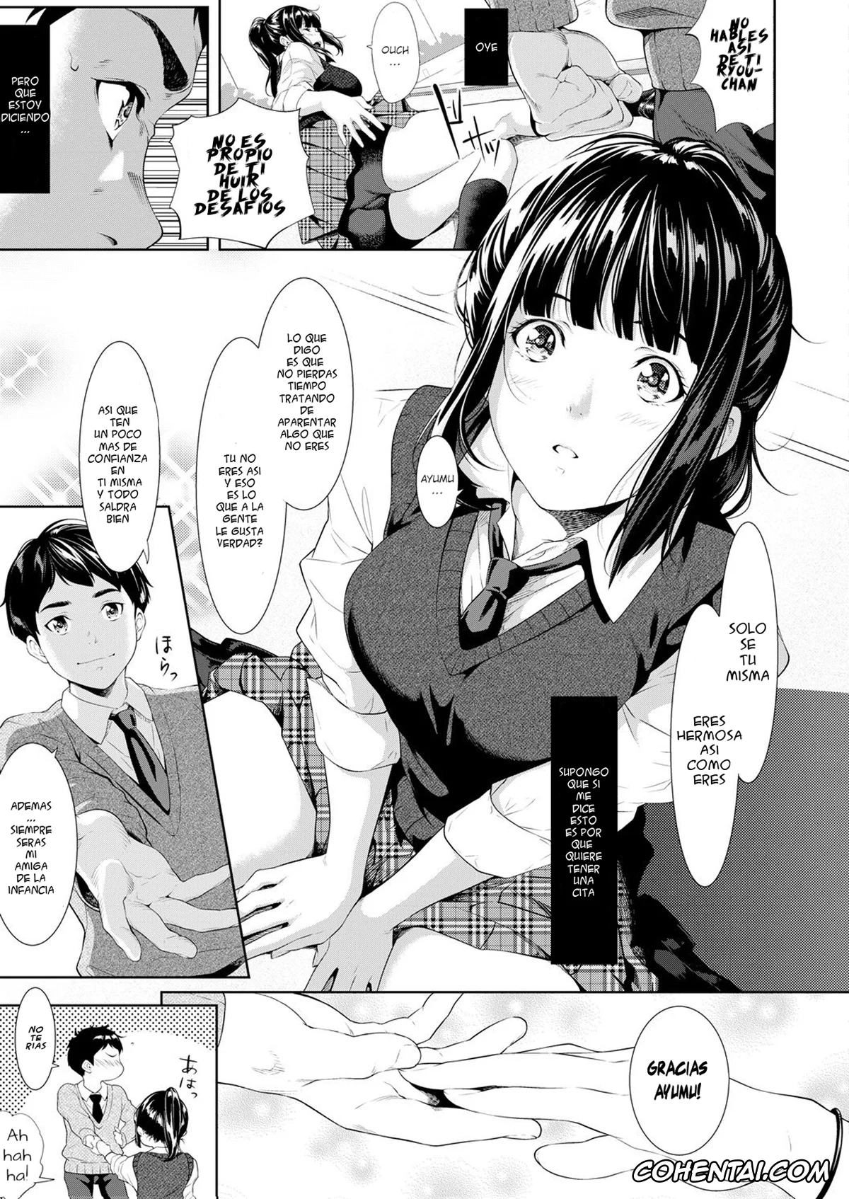 Revistas hentai, COMIC AOHA hentai, Tooi Kimi ni, Boku wa Todokanai (COMIC AOHA 2019 Fuyu), pagina 9
