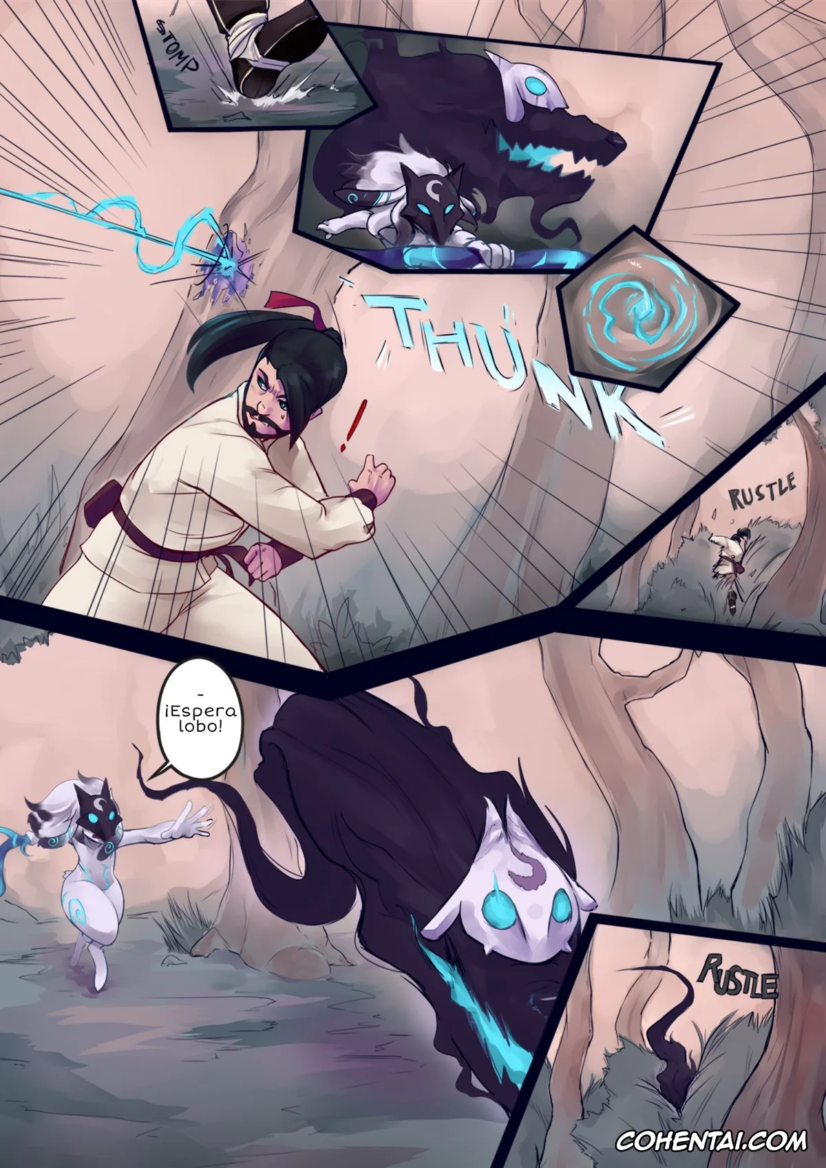 League of Legends hentai, Kindred hentai, Kindred Spirits (League of Legends), pagina 3