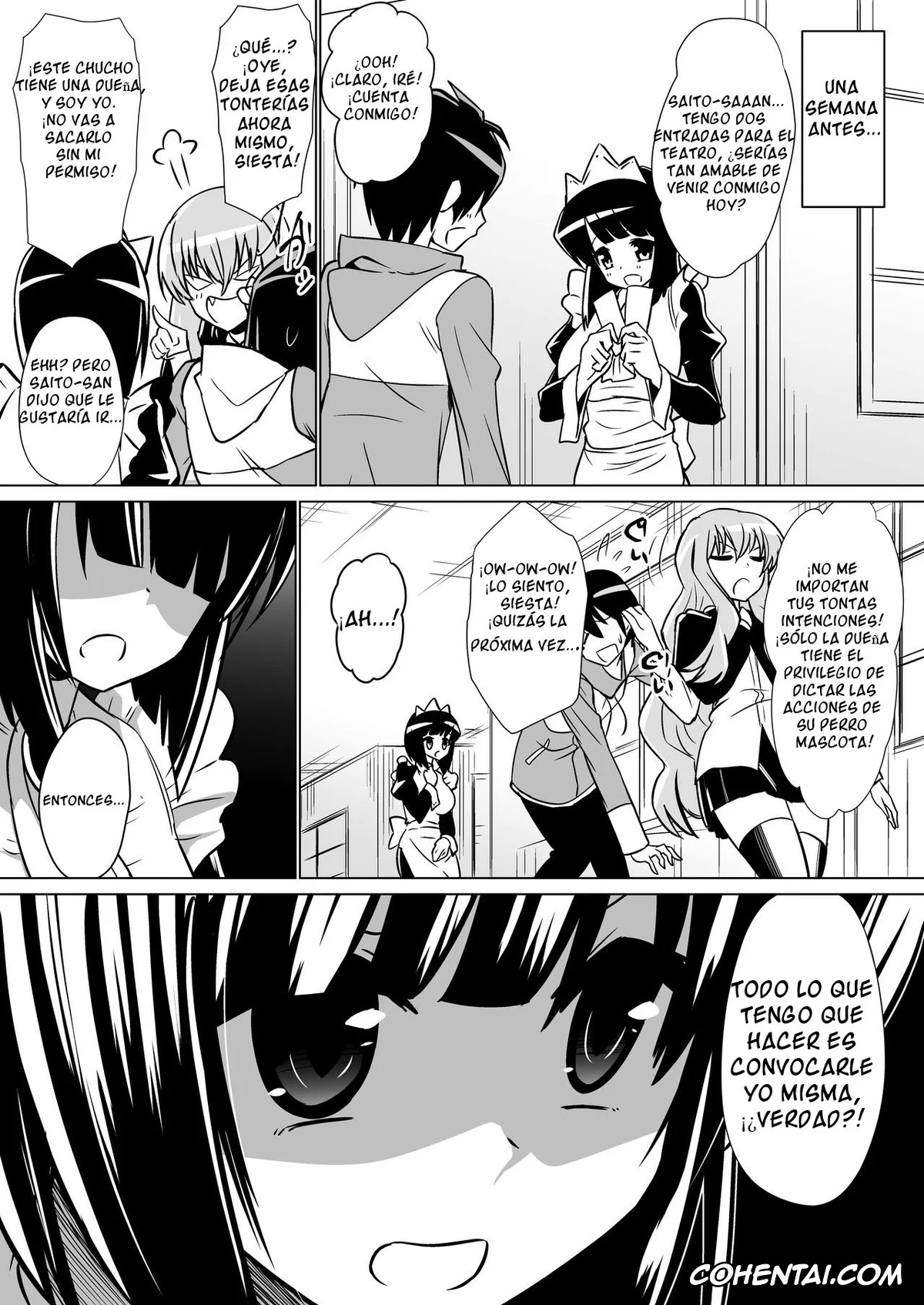 Zero No Tsukaima | The Familiar Of Zero porno, Louise Francoise Le Blanc de La Valliere porno, Saito Hiraga porno, Siesta porno, Louise ga Shoukan sareru Hanashi 1-2 (Zero no Tsukaima), pagina 2