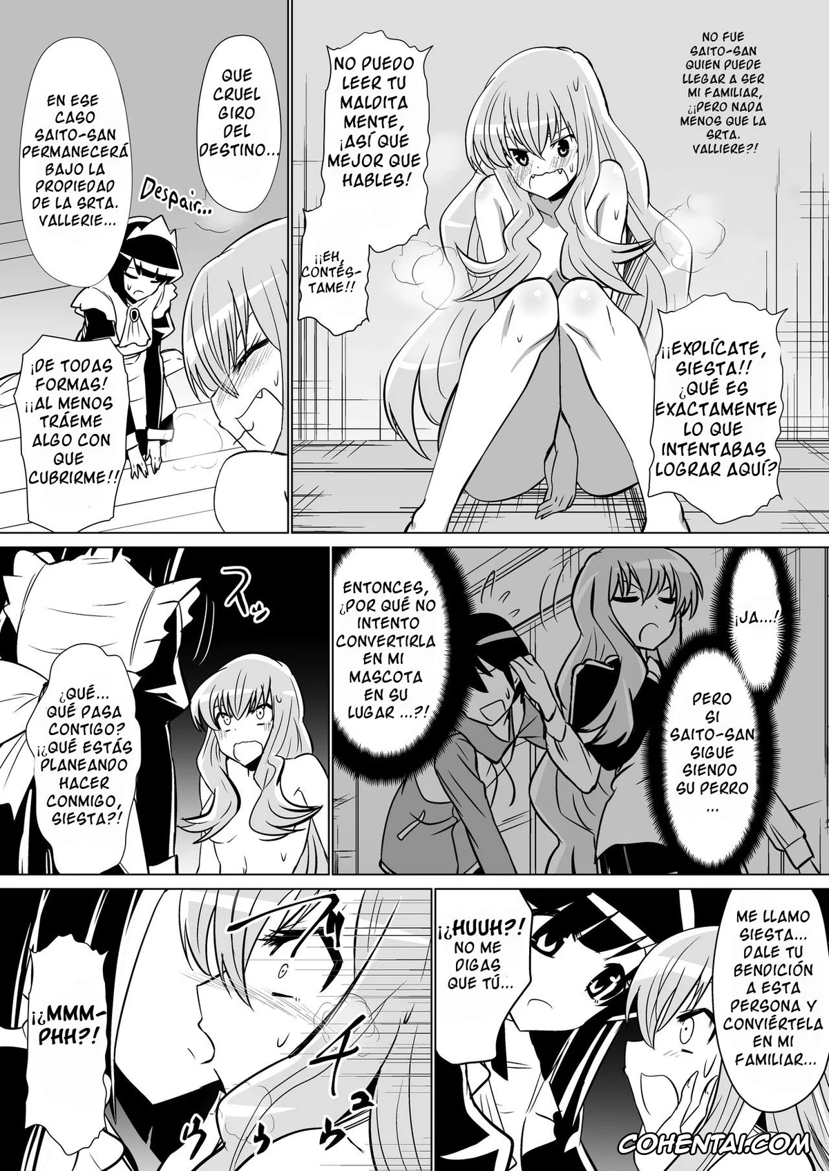 Zero No Tsukaima | The Familiar Of Zero porno, Louise Francoise Le Blanc de La Valliere porno, Saito Hiraga porno, Siesta porno, Louise ga Shoukan sareru Hanashi 1-2 (Zero no Tsukaima), pagina 5