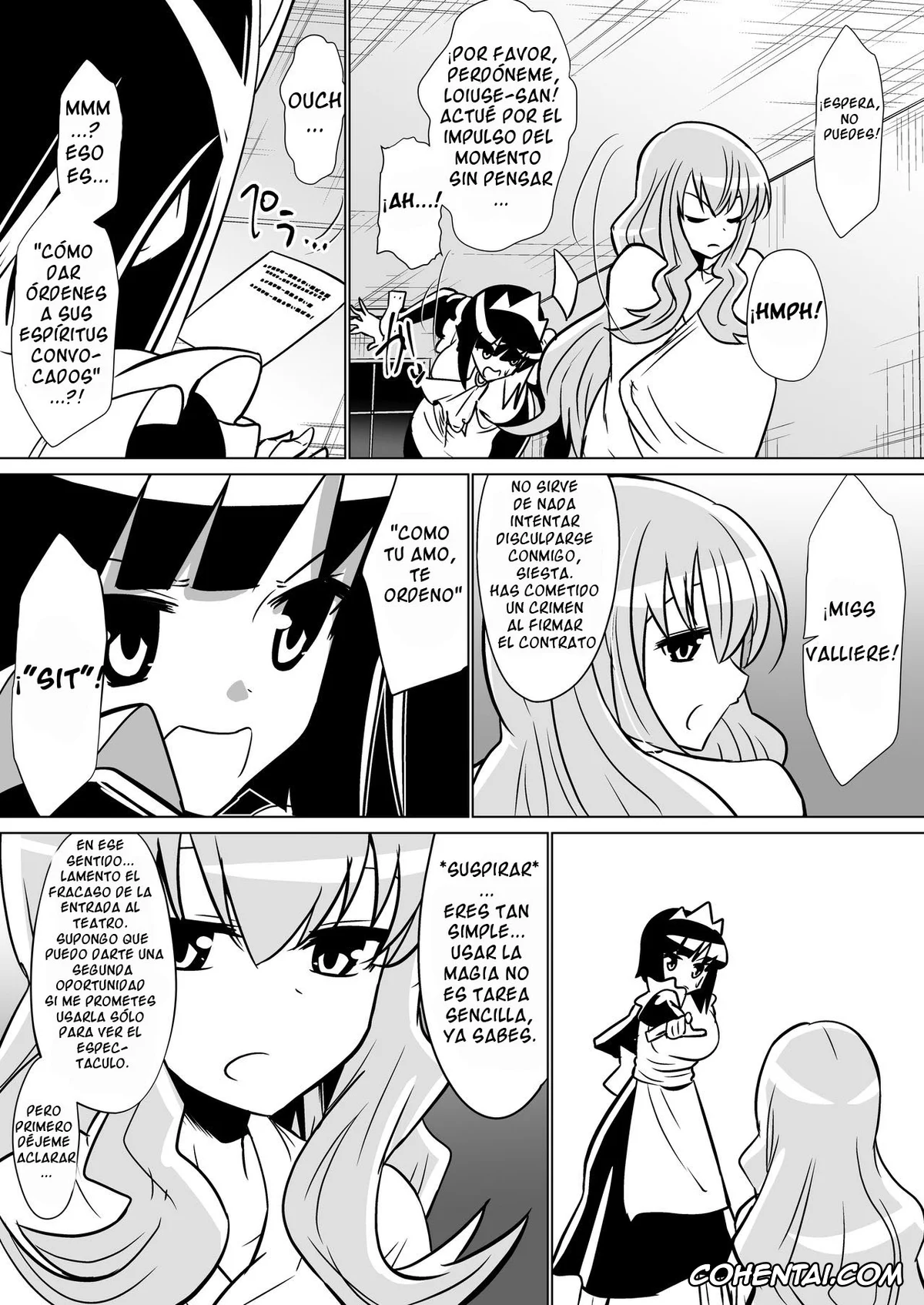 Zero No Tsukaima | The Familiar Of Zero hentai, Louise Francoise Le Blanc de La Valliere hentai, Saito Hiraga hentai, Siesta hentai, Louise ga Shoukan sareru Hanashi 1-2 (Zero no Tsukaima), pagina 9