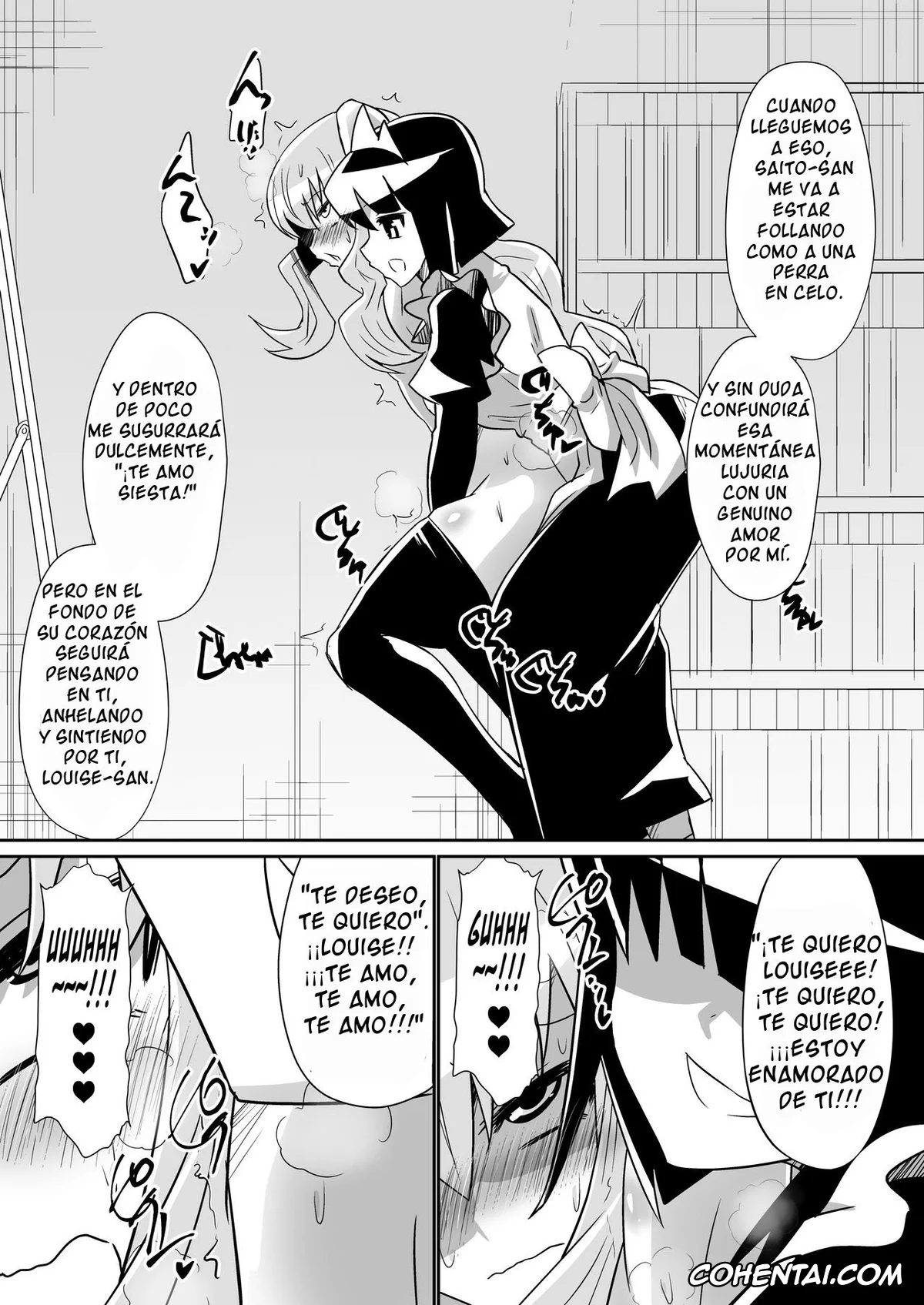 Zero No Tsukaima | The Familiar Of Zero xxx, Louise Francoise Le Blanc de La Valliere xxx, Saito Hiraga xxx, Siesta xxx, Louise ga Shoukan sareru Hanashi 1-2 (Zero no Tsukaima), pagina 22