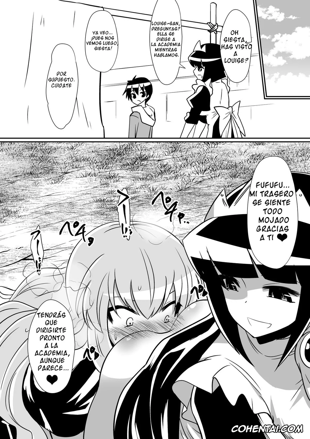 Zero No Tsukaima | The Familiar Of Zero porno, Louise Francoise Le Blanc de La Valliere porno, Saito Hiraga porno, Siesta porno, Louise ga Shoukan sareru Hanashi 1-2 (Zero no Tsukaima), pagina 47