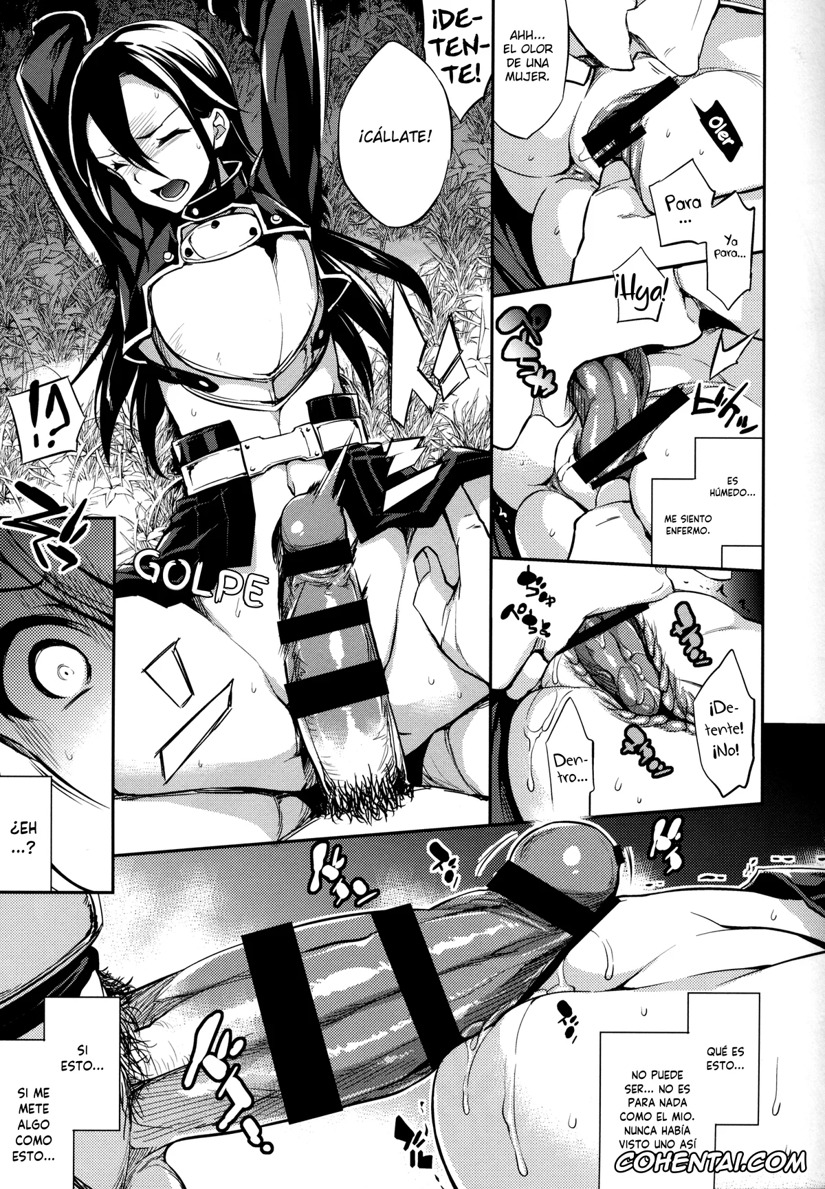 Sword Art Online hentai, Kazuto Kirigaya | Kirito hentai, C9-14 TS~Kirito-chan no Avatar wa Random Nyotai (Sword Art Online), pagina 6