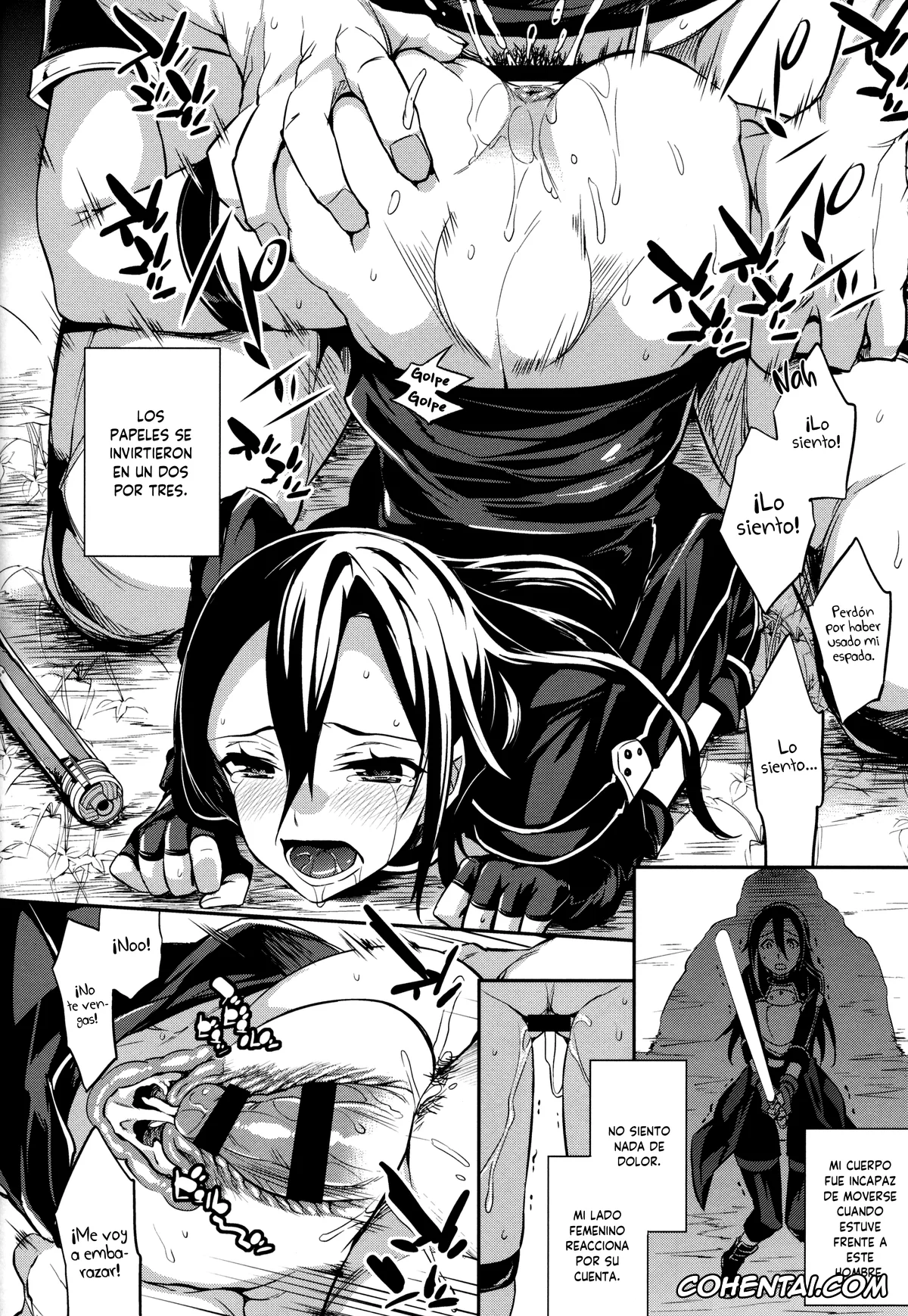 Sword Art Online porno, Kazuto Kirigaya | Kirito porno, C9-14 TS~Kirito-chan no Avatar wa Random Nyotai (Sword Art Online), pagina 11