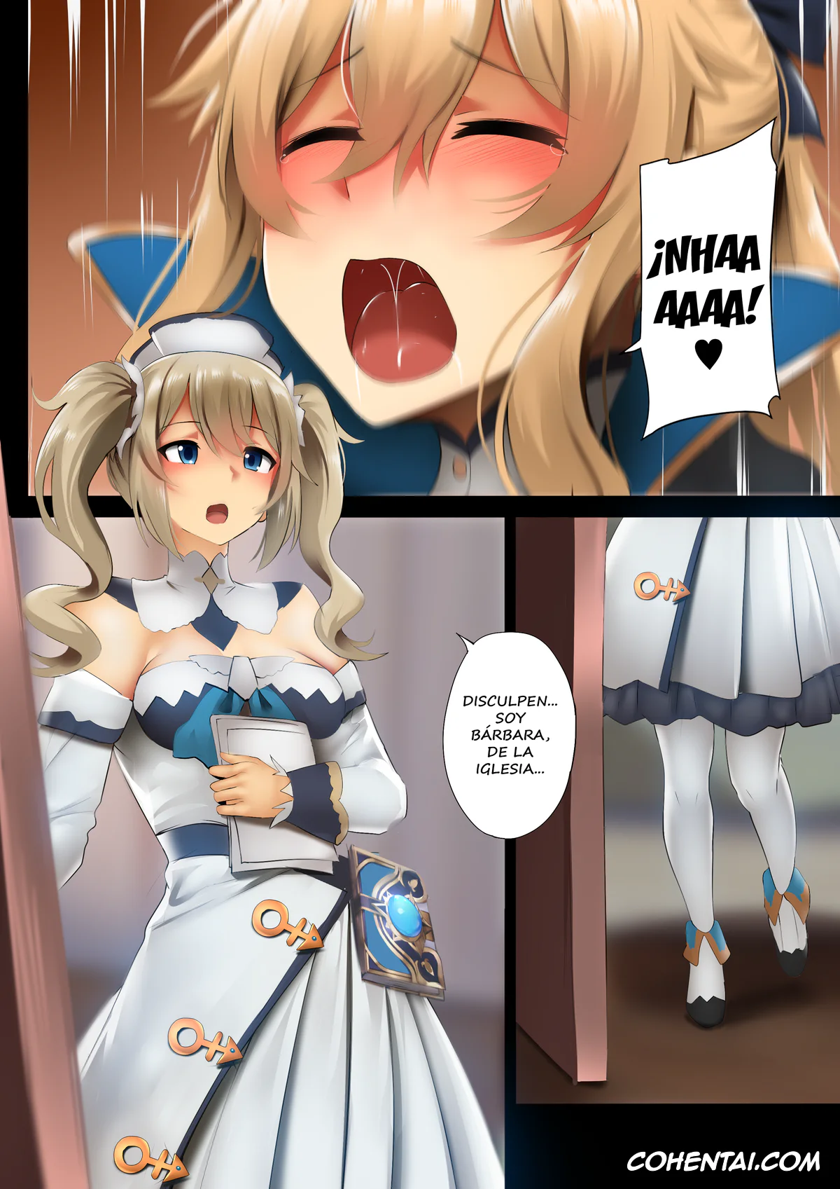 Genshin Impact hentai, Amber hentai, Barbara Pegg hentai, Jean Gunnhildr hentai, Kaeya Alberich hentai, Mondo no Otome-tachi (Genshin Impact), pagina 12