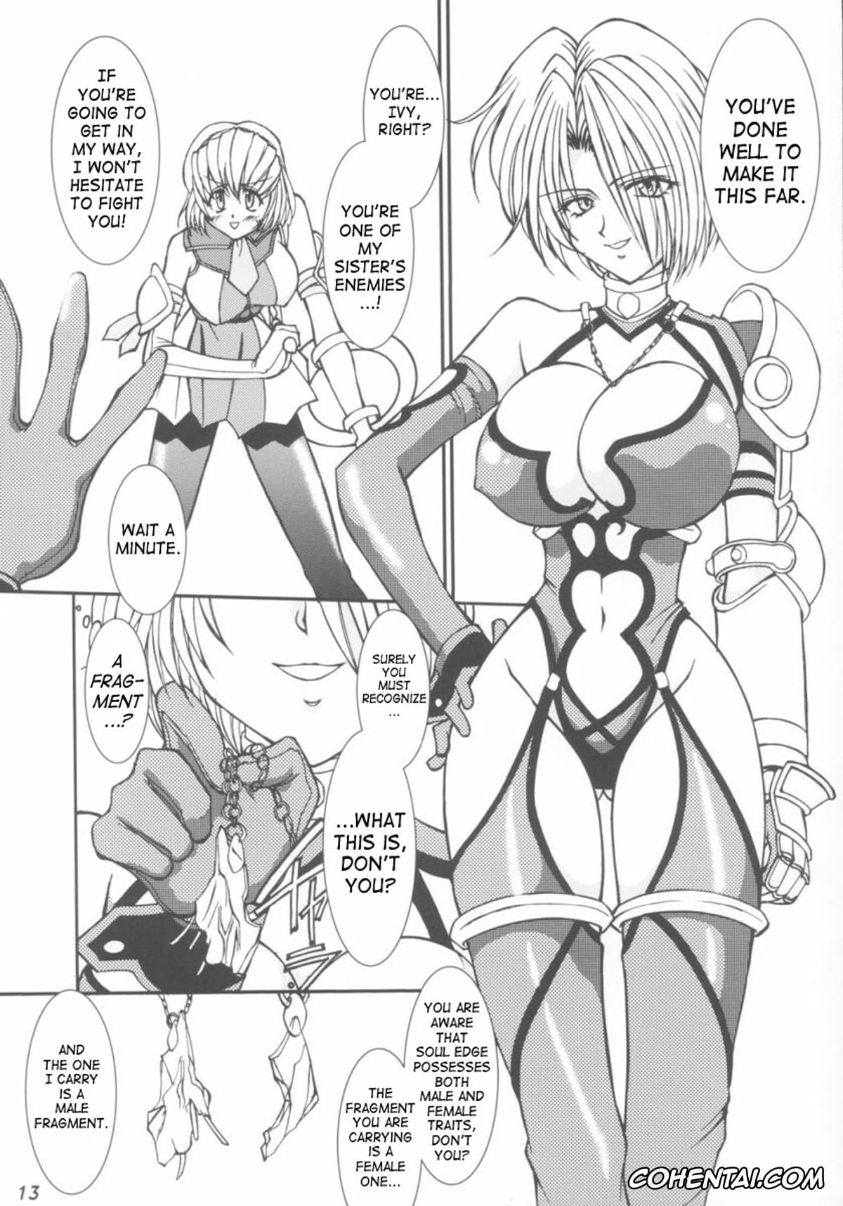 SoulCalibur hentai, Cassandra Alexandra hentai, Chai Xianghua hentai, Ivy Valentine hentai, Take the «Heaven» Train! ~ Tengoku Ressha de Ikou! ~ (SoulCalibur), pagina 12