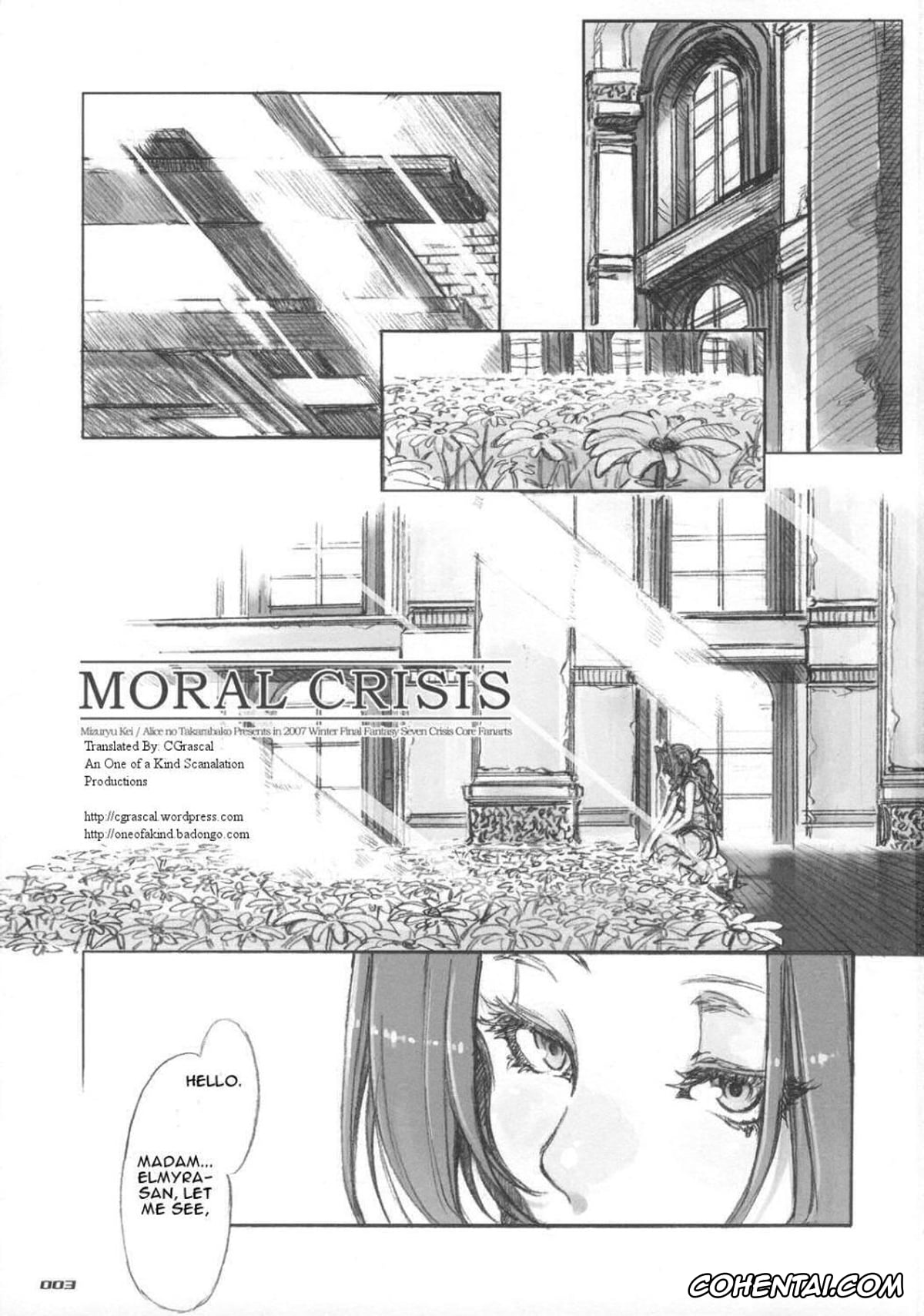 Final Fantasy hentai, Aerith Gainsborough hentai, MORAL CRISIS (Final Fantasy VII), pagina 3