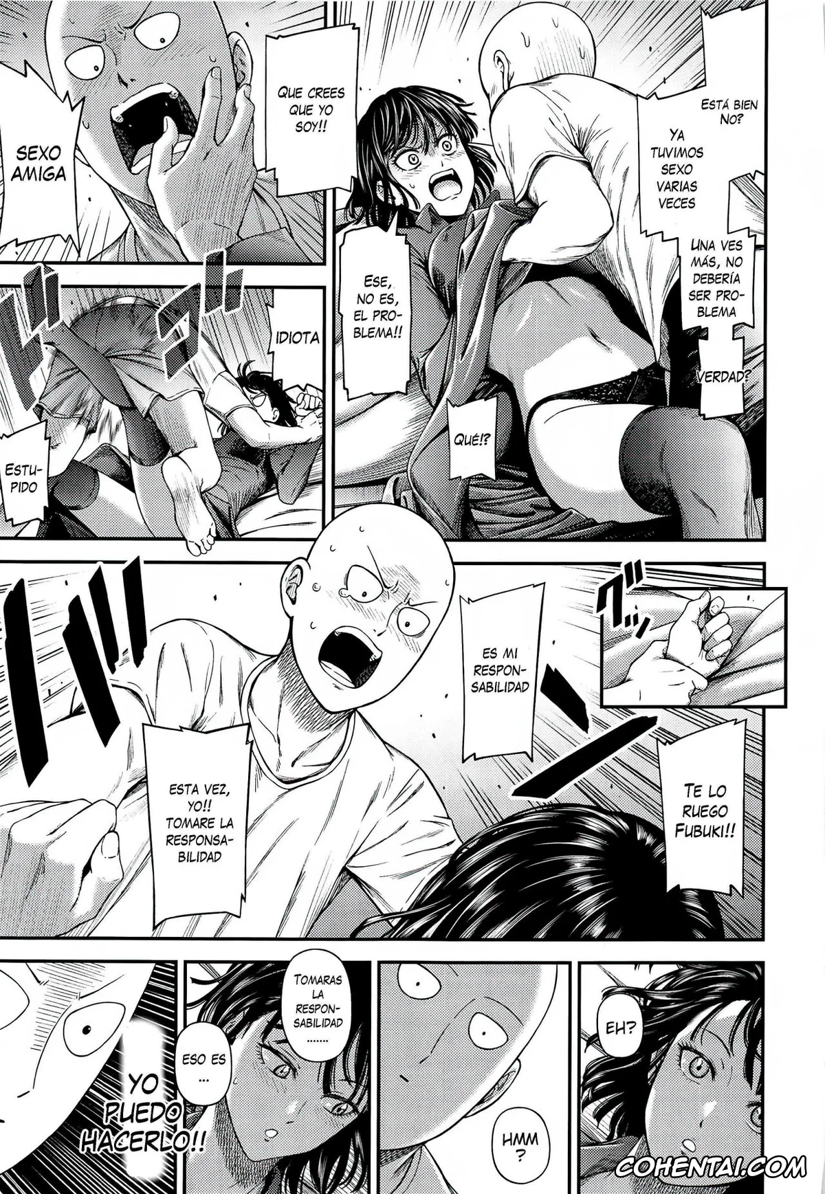 One Punch Man porno, Jigoku no Fubuki porno, Saitama porno, ONE-HURRICANE 6.5 (One Punch Man), pagina 11