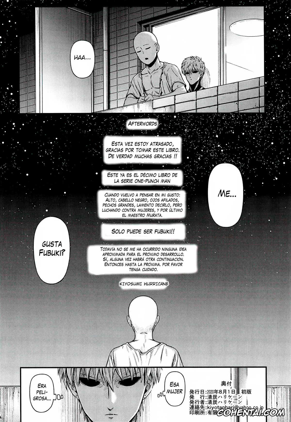 One Punch Man porno, Jigoku no Fubuki porno, Saitama porno, ONE-HURRICANE 6.5 (One Punch Man), pagina 41