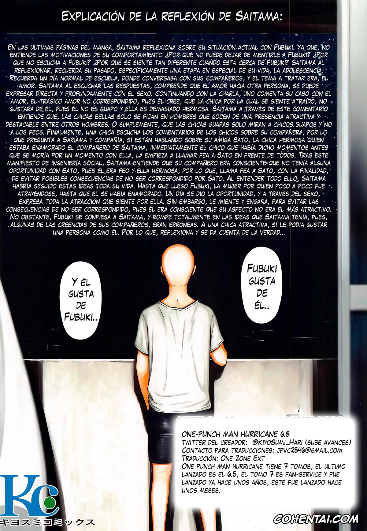 One Punch Man hentai, Jigoku no Fubuki hentai, Saitama hentai, ONE-HURRICANE 6.5 (One Punch Man), pagina 42