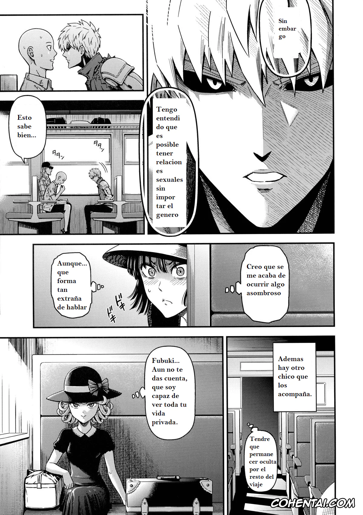 One Punch Man porno, Jigoku no Fubuki porno, Saitama porno, ONE-HURRICANE Bangaihen (One Punch Man), pagina 8
