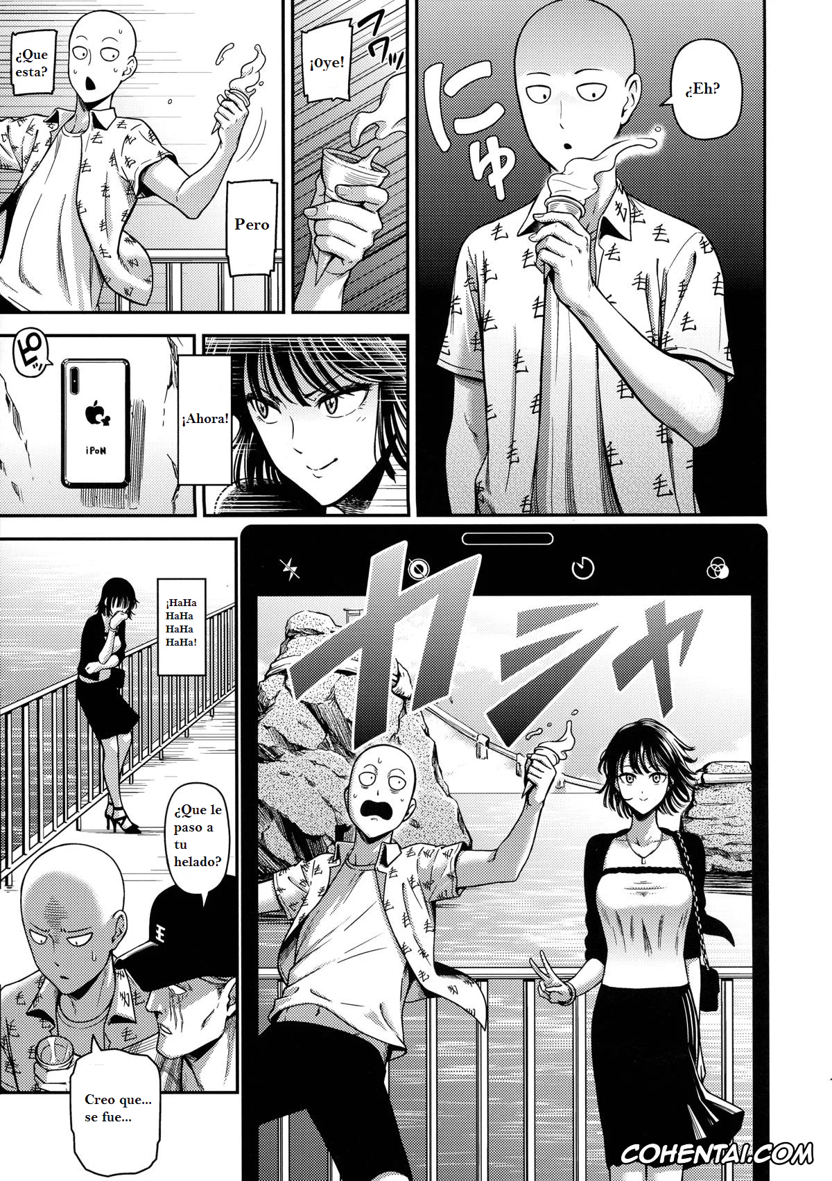 One Punch Man porno, Jigoku no Fubuki porno, Saitama porno, ONE-HURRICANE Bangaihen (One Punch Man), pagina 14