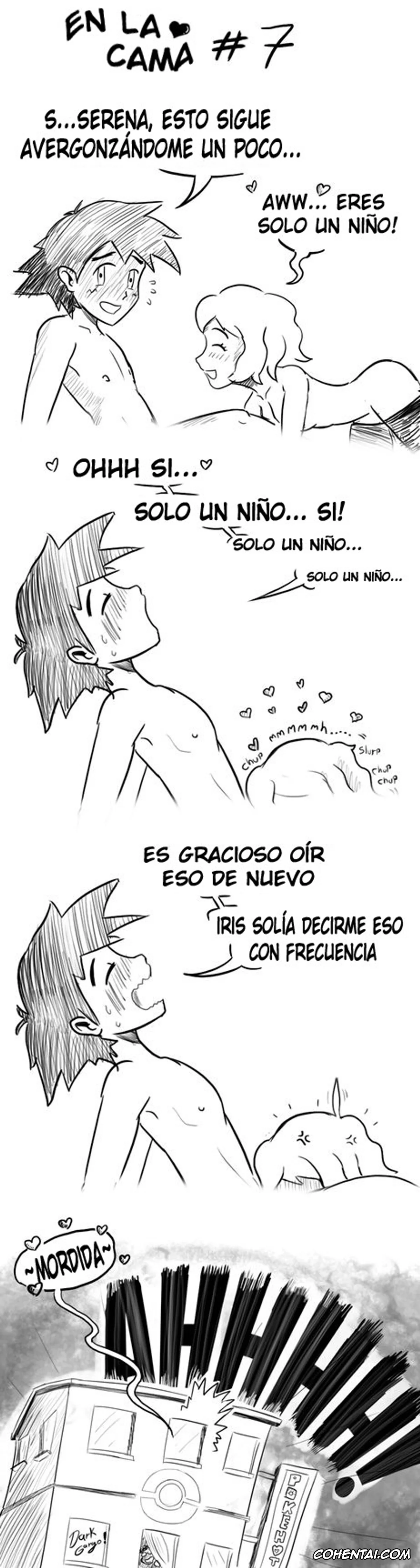 Pokemon | Pocket Monsters xxx, Serena xxx, pokemon en la cama (Pokémon), pagina 7
