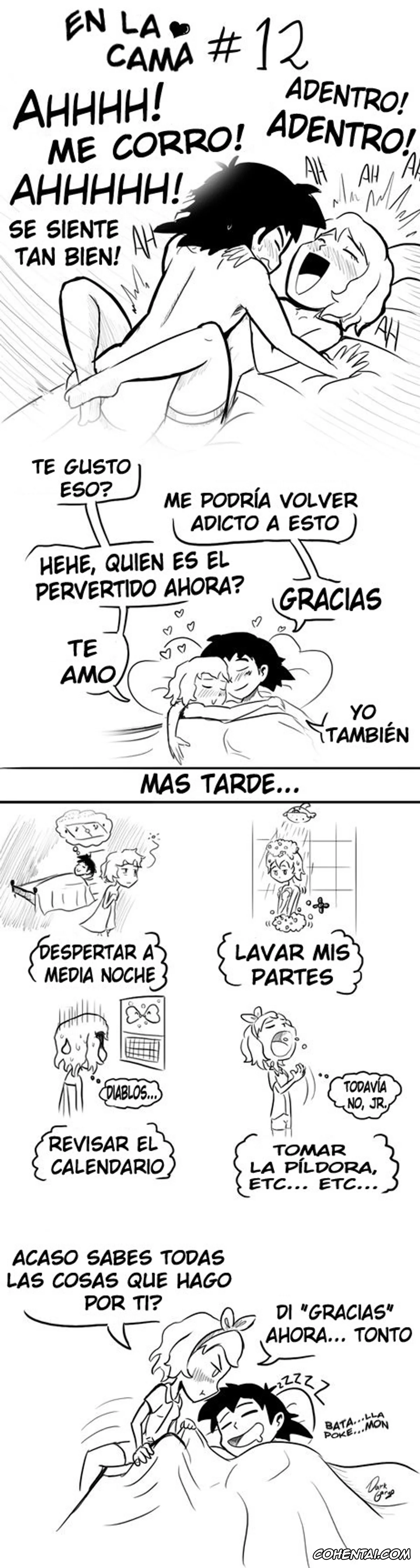 Pokemon | Pocket Monsters hentai, Serena hentai, pokemon en la cama (Pokémon), pagina 12