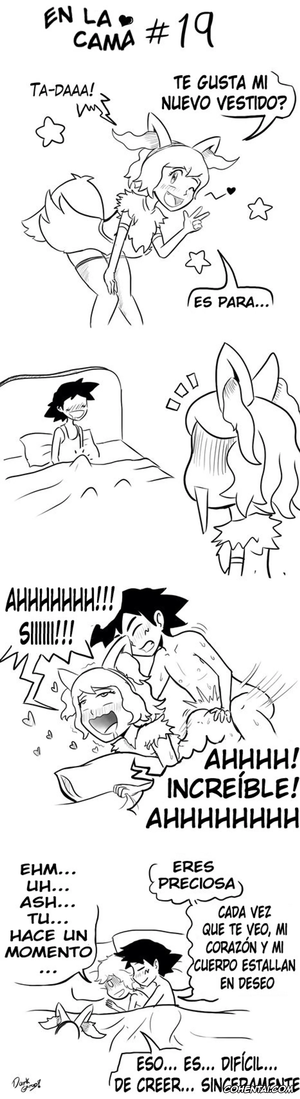 Pokemon | Pocket Monsters xxx, Serena xxx, pokemon en la cama (Pokémon), pagina 19