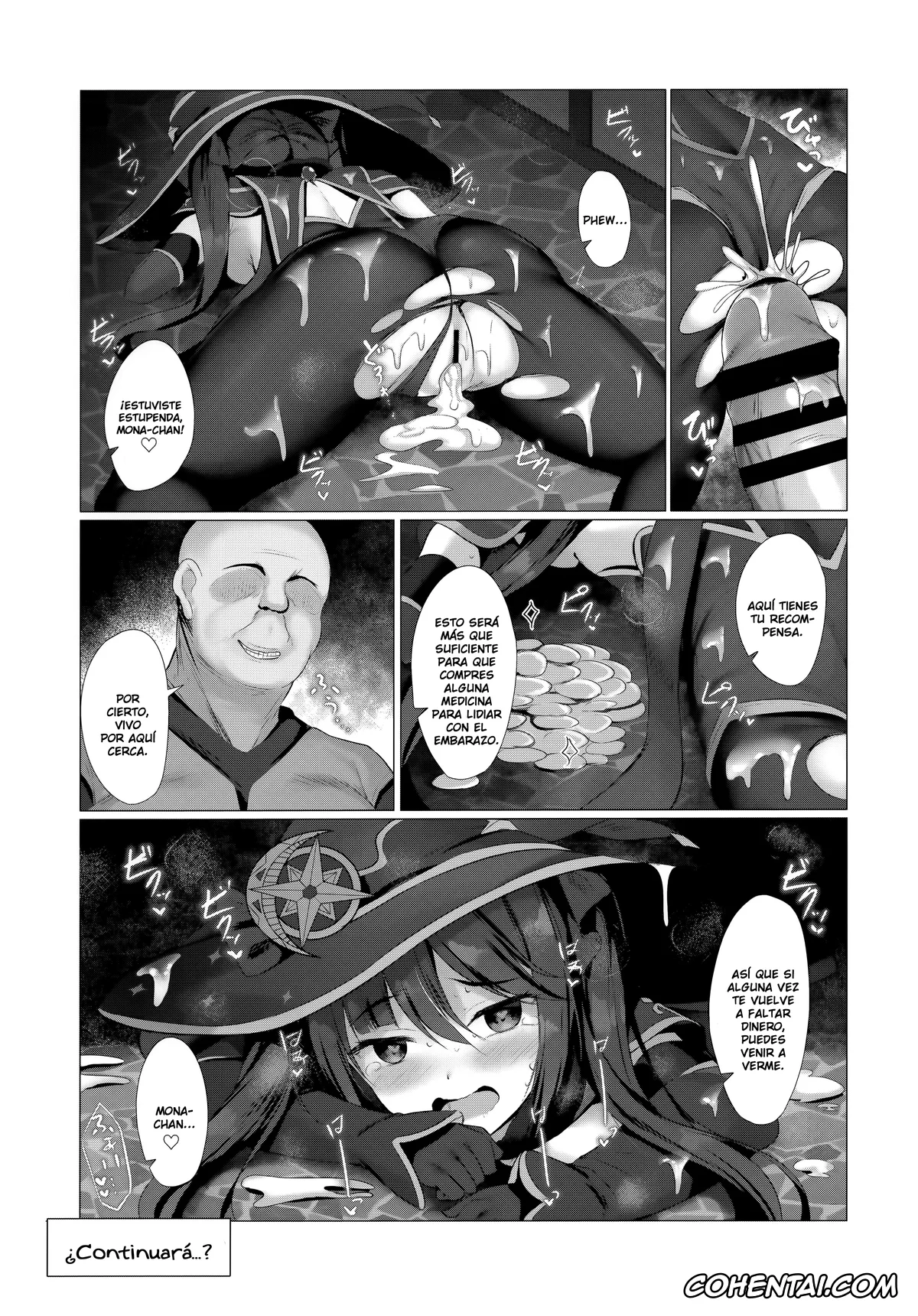 Genshin Impact porno, Mona Megistus porno, Okane no Tame nara Shikataganai! (Genshin Impact), pagina 14