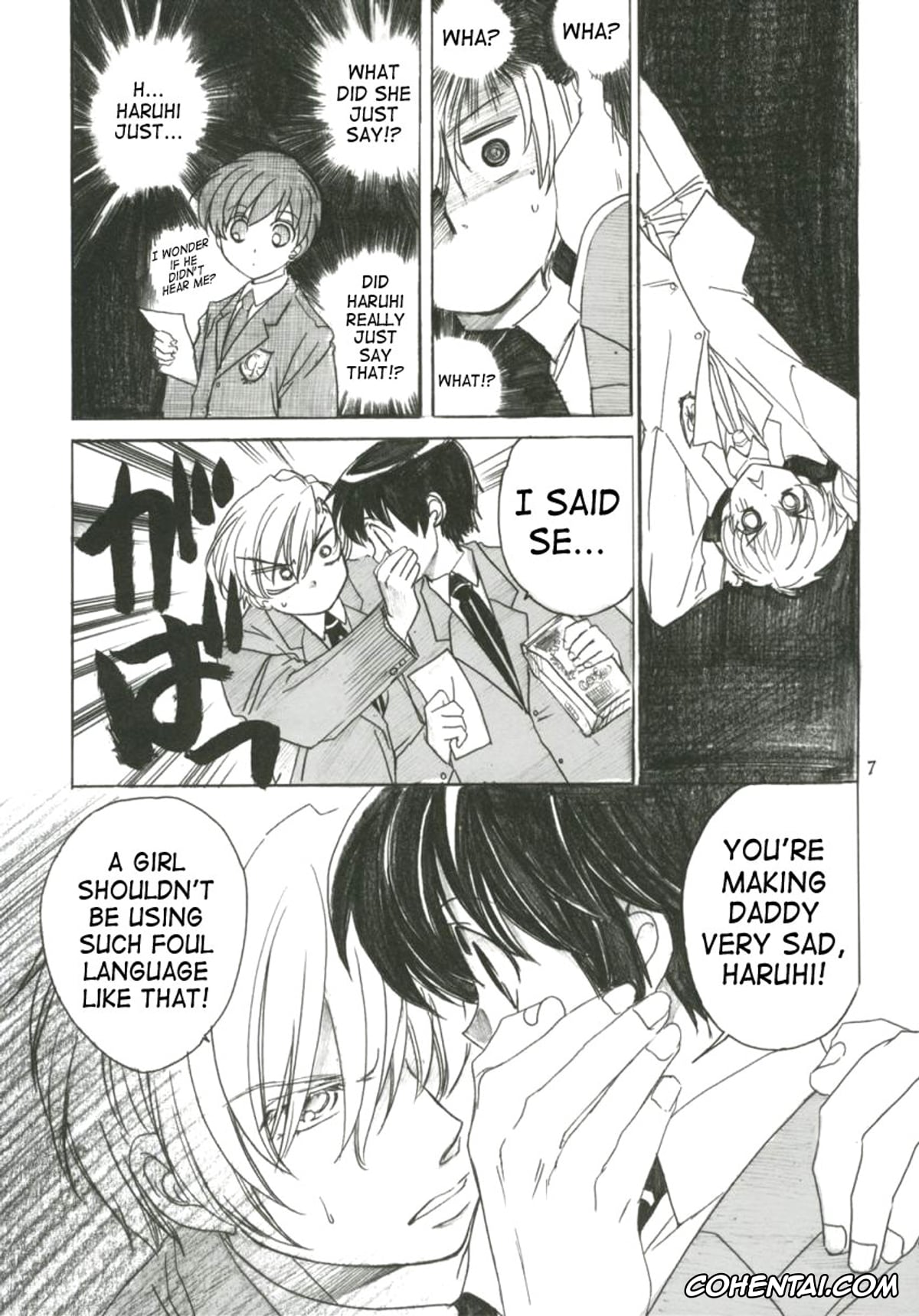 Ouran High School Host Club hentai, Haruhi Fujioka hentai, Tamaki Suoh hentai, Natsu Haruhi (Ouran High School Host Club), pagina 6