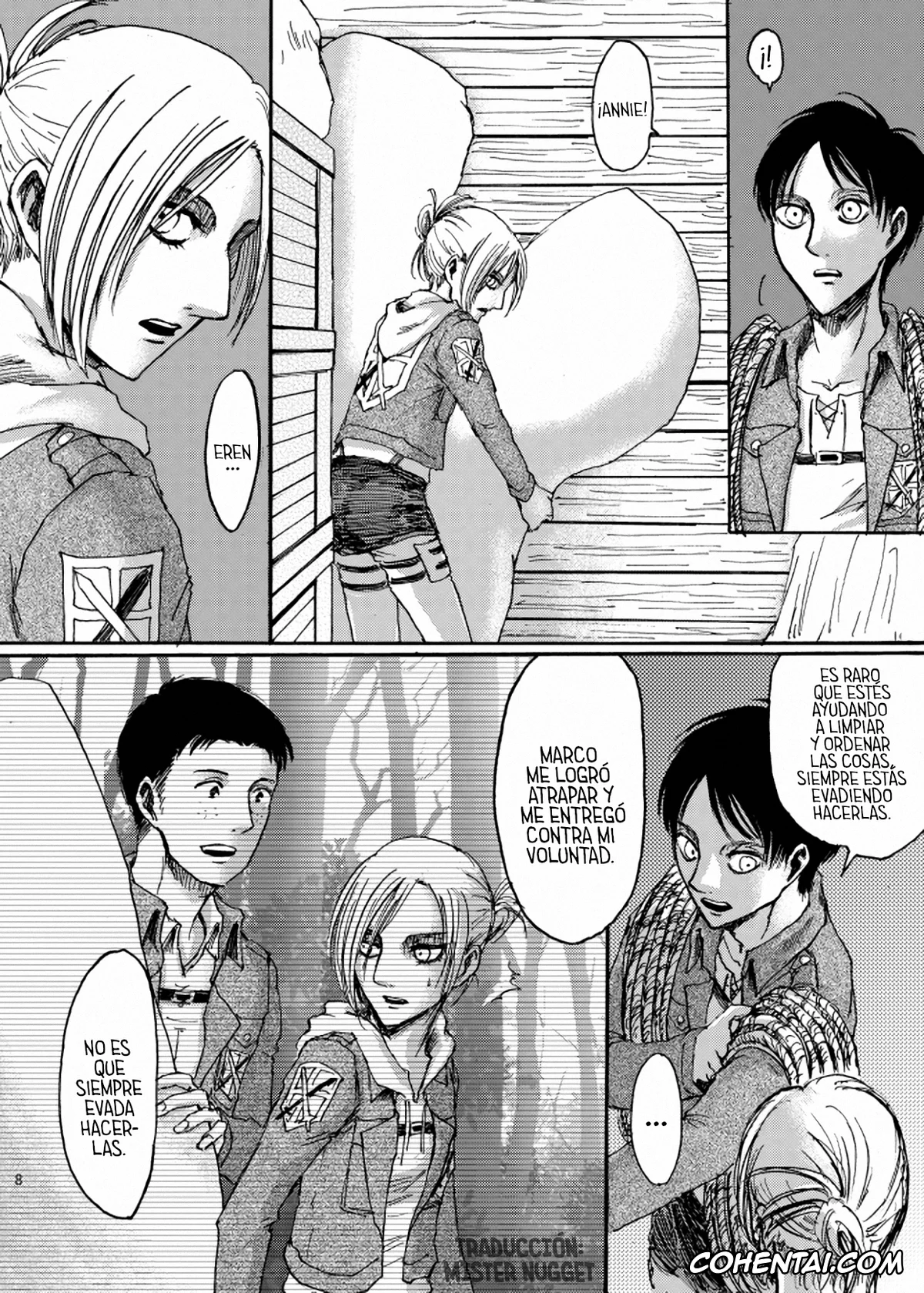 Shingeki No Kyojin | Attack On Titan hentai, Annie Leonhart hentai, Eren Jaeger hentai, That Day (Shingeki no Kyojin), pagina 3