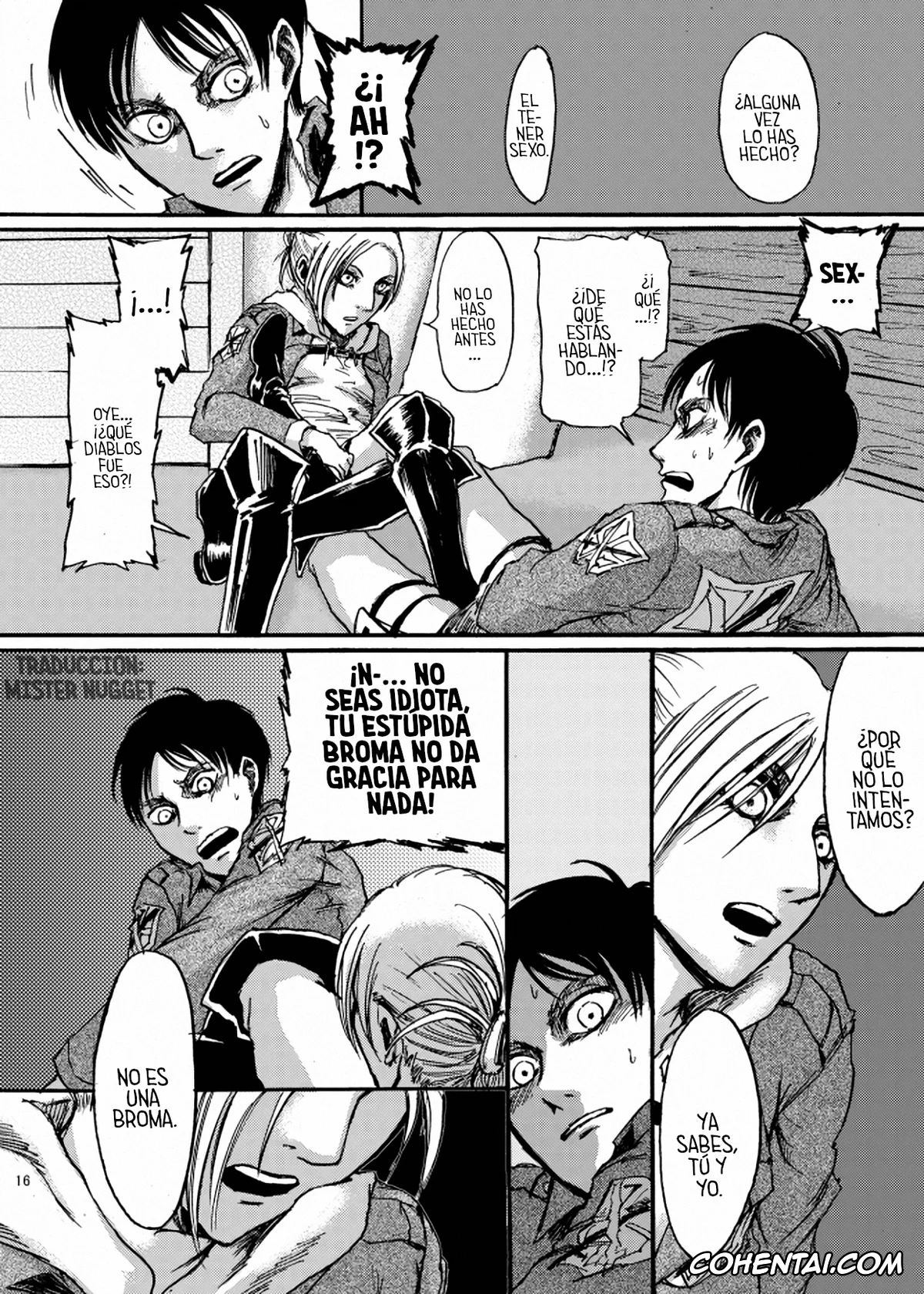 Shingeki No Kyojin | Attack On Titan xxx, Annie Leonhart xxx, Eren Jaeger xxx, That Day (Shingeki no Kyojin), pagina 4