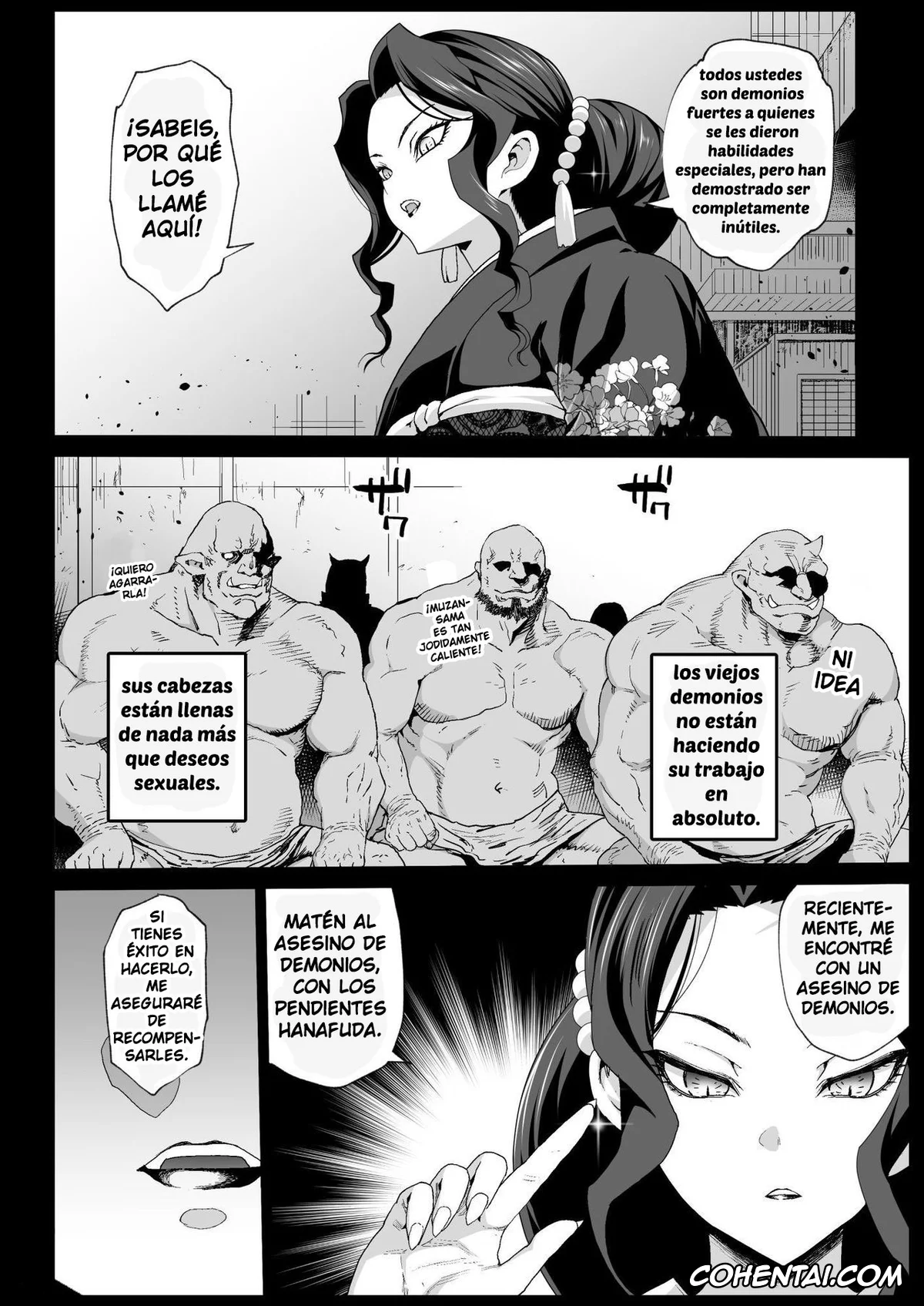 Kimetsu No Yaiba | Demon Slayer hentai, Mother Spider Demon hentai, Muzan Kibutsuji hentai, Older Sister Spider Demon hentai, Susamaru hentai, Mesu Ochi Onna Muzan-sama – RAPE OF DEMON SLAYER 4 (Kimetsu no Yaiba), pagina 6