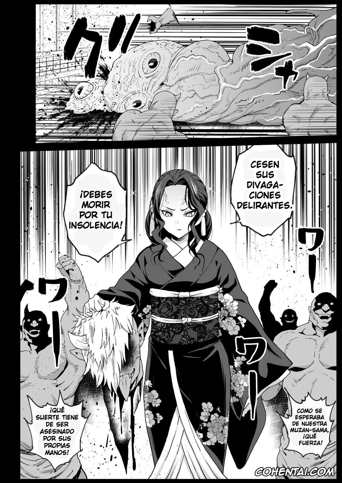 Kimetsu No Yaiba | Demon Slayer porno, Mother Spider Demon porno, Muzan Kibutsuji porno, Older Sister Spider Demon porno, Susamaru porno, Mesu Ochi Onna Muzan-sama – RAPE OF DEMON SLAYER 4 (Kimetsu no Yaiba), pagina 8