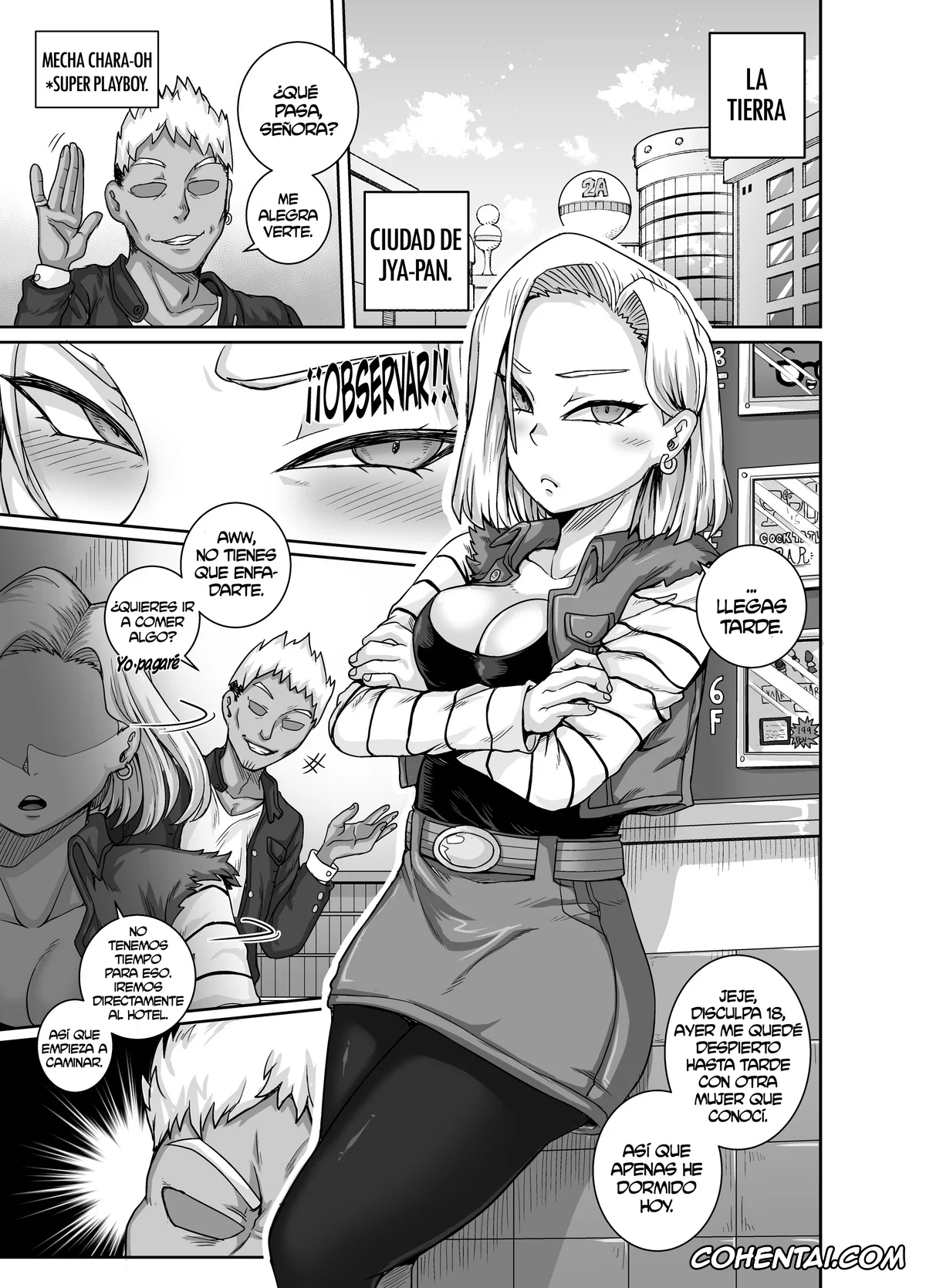 Dragon Ball Z xxx, Android 18 xxx, Seiyoku ni Katenai「Jinzouningen」Onna (Dragon Ball Z), pagina 4