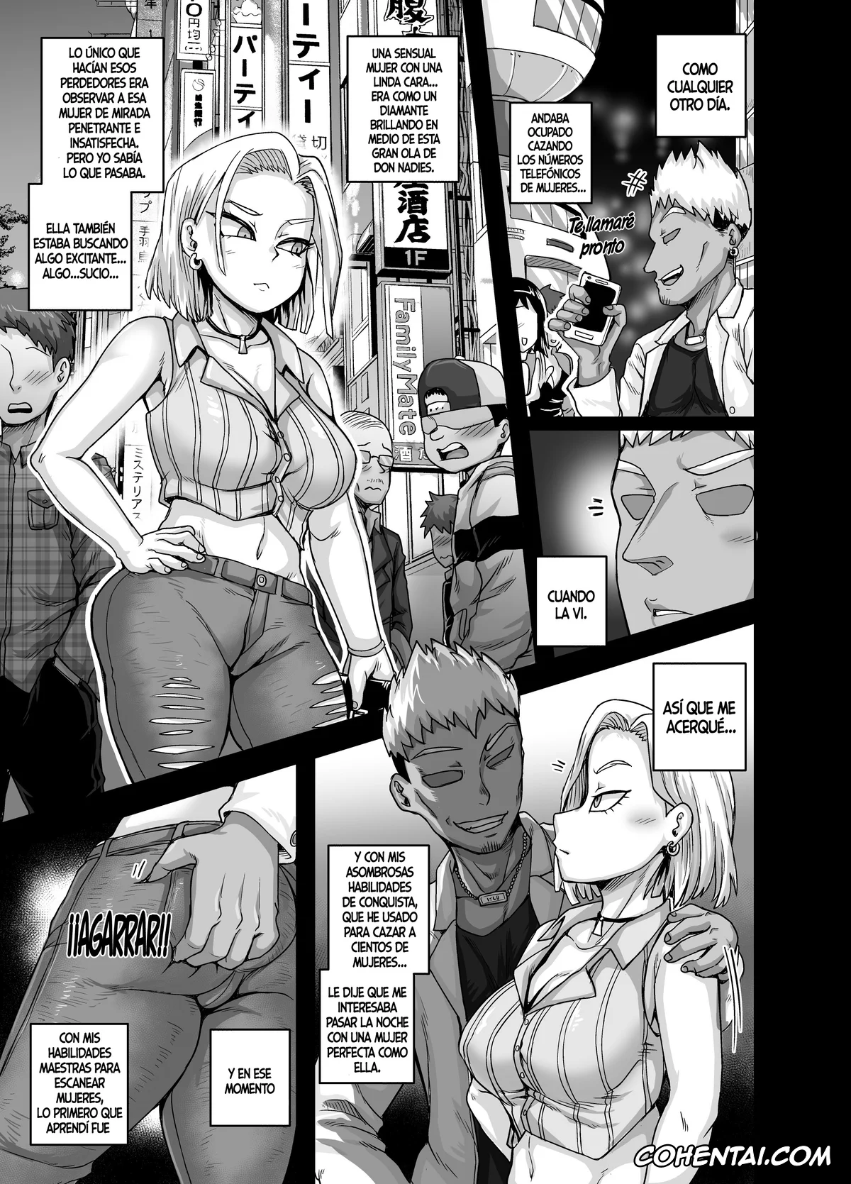 Dragon Ball Z hentai, Android 18 hentai, Seiyoku ni Katenai「Jinzouningen」Onna (Dragon Ball Z), pagina 6