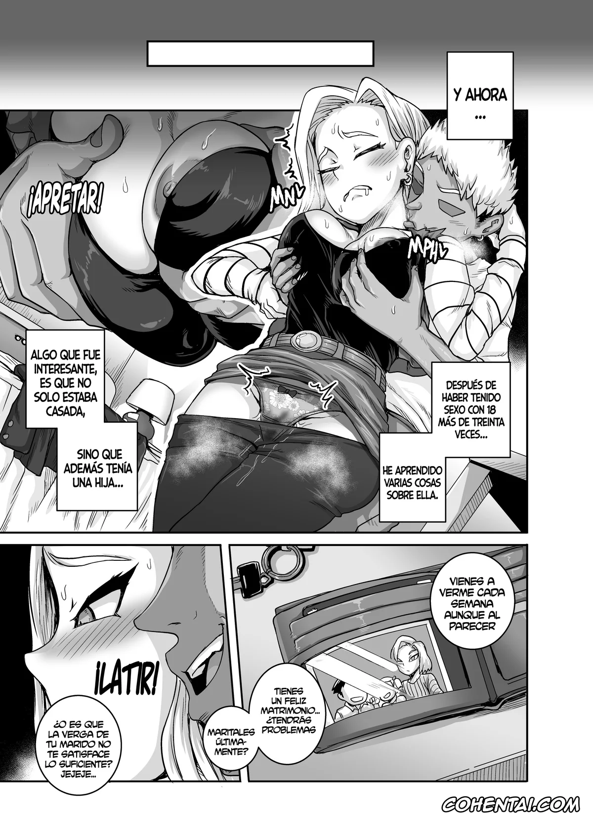 Dragon Ball Z hentai, Android 18 hentai, Seiyoku ni Katenai「Jinzouningen」Onna (Dragon Ball Z), pagina 12