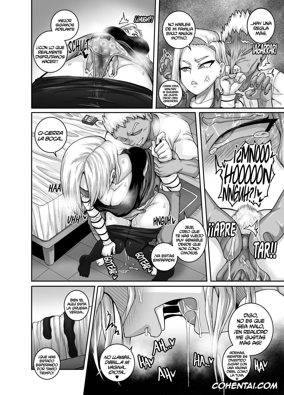 Dragon Ball Z xxx, Android 18 xxx, Seiyoku ni Katenai「Jinzouningen」Onna (Dragon Ball Z), pagina 13