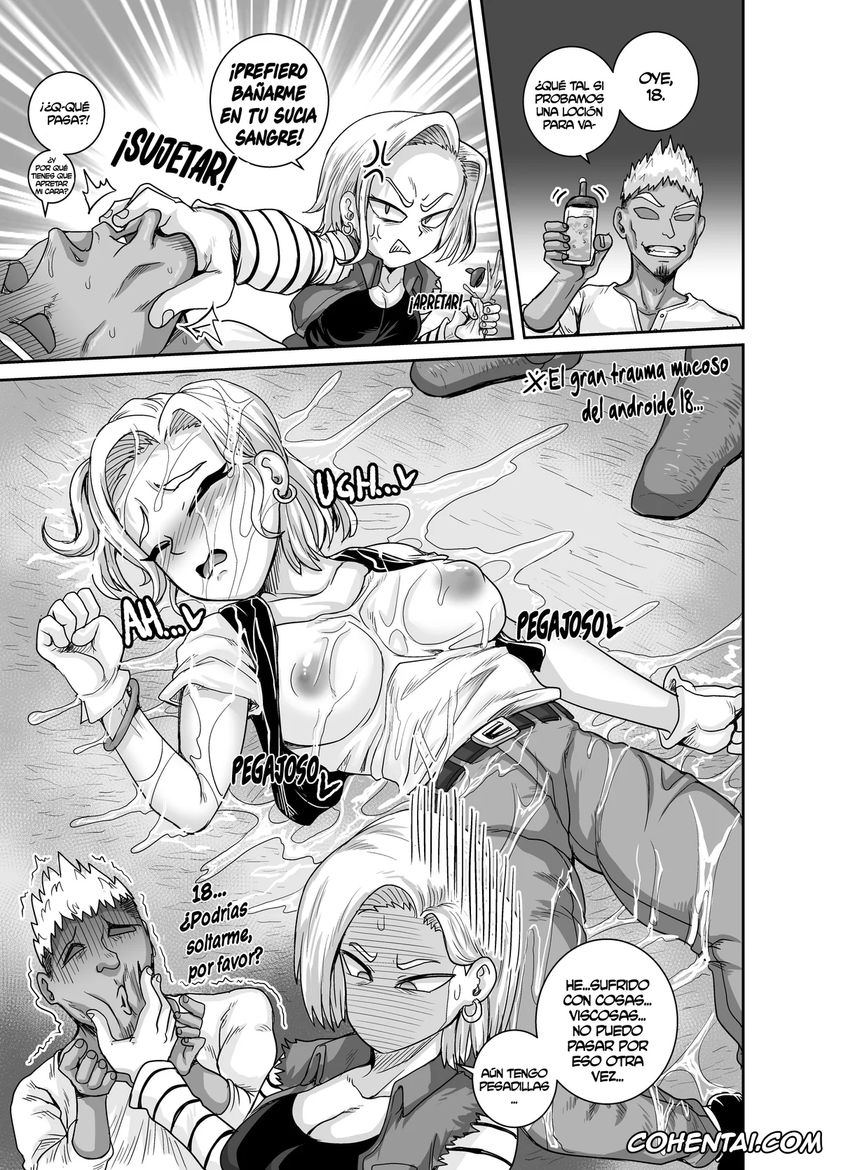 Dragon Ball Z xxx, Android 18 xxx, Seiyoku ni Katenai「Jinzouningen」Onna (Dragon Ball Z), pagina 34