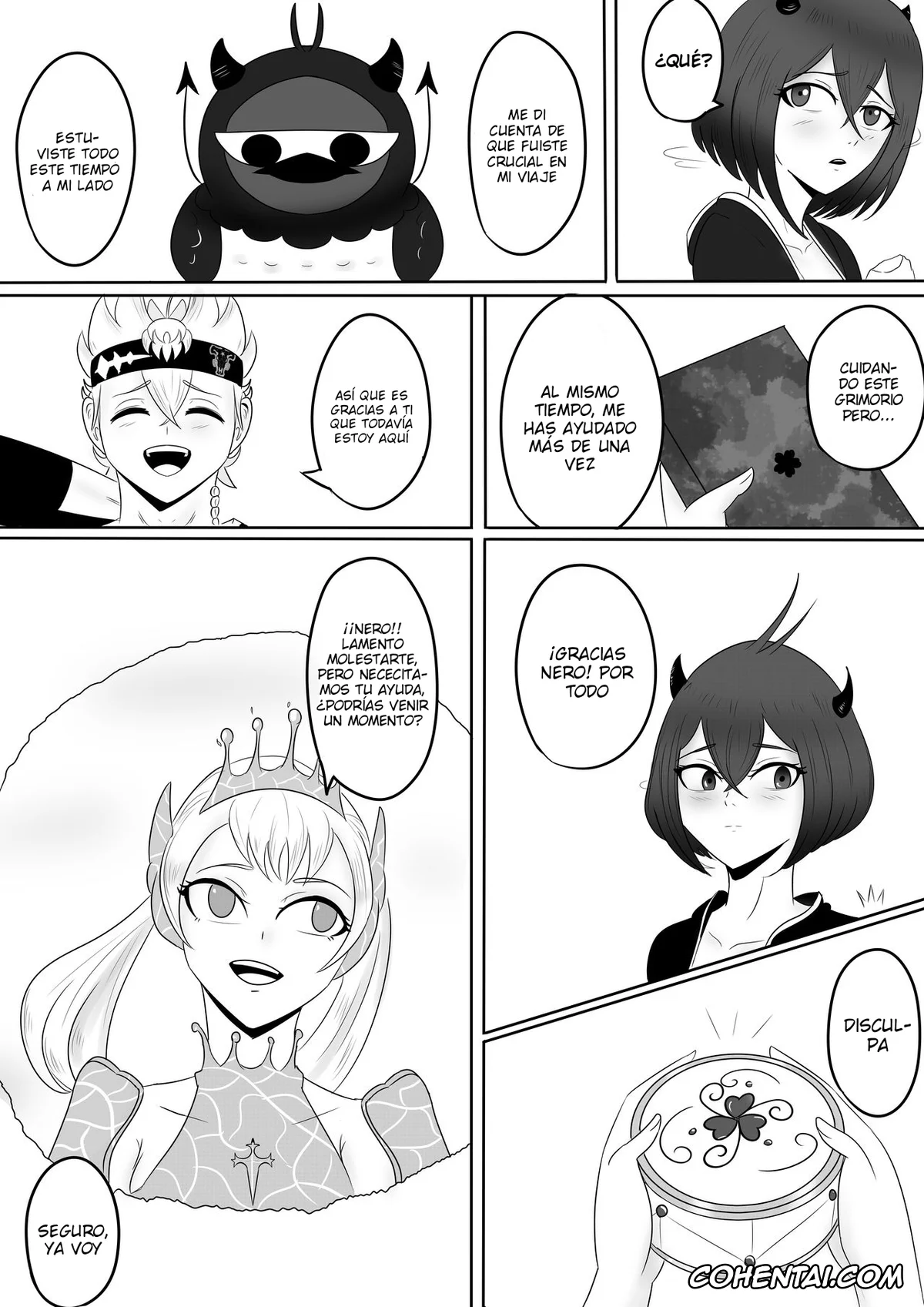 Black Clover xxx, Asta xxx, Secre Swallowtail xxx, Nuestro secreto (Black Clover), pagina 4