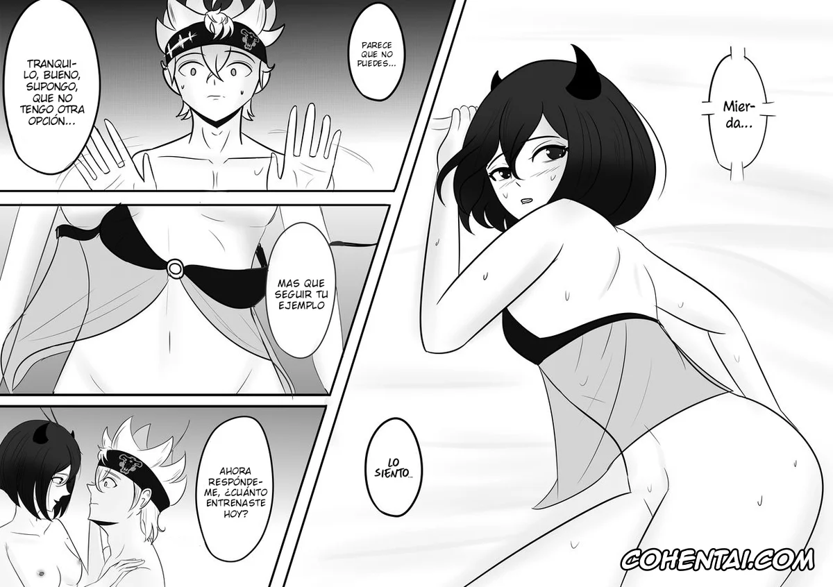 Black Clover xxx, Asta xxx, Secre Swallowtail xxx, Nuestro secreto (Black Clover), pagina 22