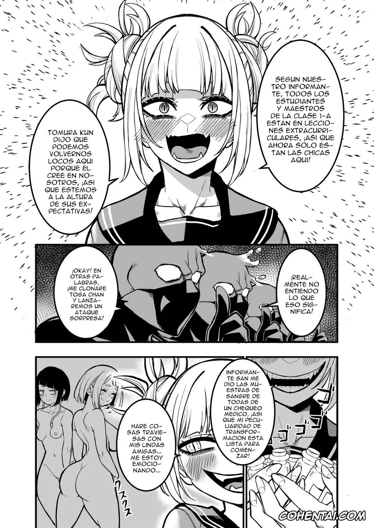 My Hero Academia | Boku No Hero Academia xxx, Himiko Toga xxx, Kyoka Jiro xxx, Mina Ashido xxx, Momo Yaoyorozu xxx, Nemuri Kayama xxx, Ochako Uraraka xxx, Selfcest in the Academy (Boku no Hero Academia), pagina 4