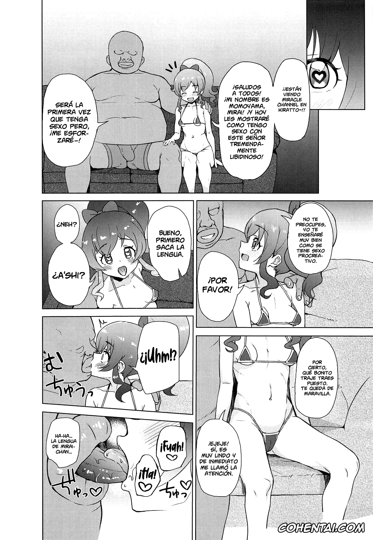 Kiratto Pri Chan hentai, Mirai Momoyama hentai, Saimin de Yatte Mita!! (Kiratto Pri Chan), pagina 3