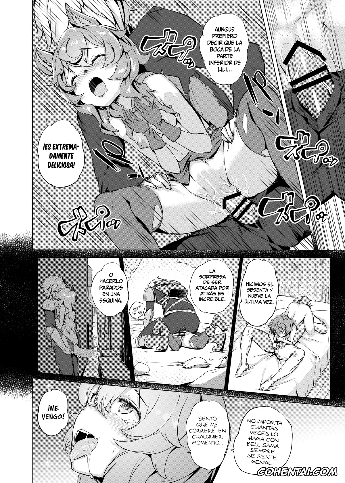 Dungeon ni Deai o Motomeru no wa Machigatteiru Darou ka xxx, Bell Cranel xxx, Hestia xxx, Liliruca Arde xxx, Dungeon no Mitsuana Sono (Dungeon ni Deai o Motomeru no wa Machigatteiru Darou ka), pagina 10