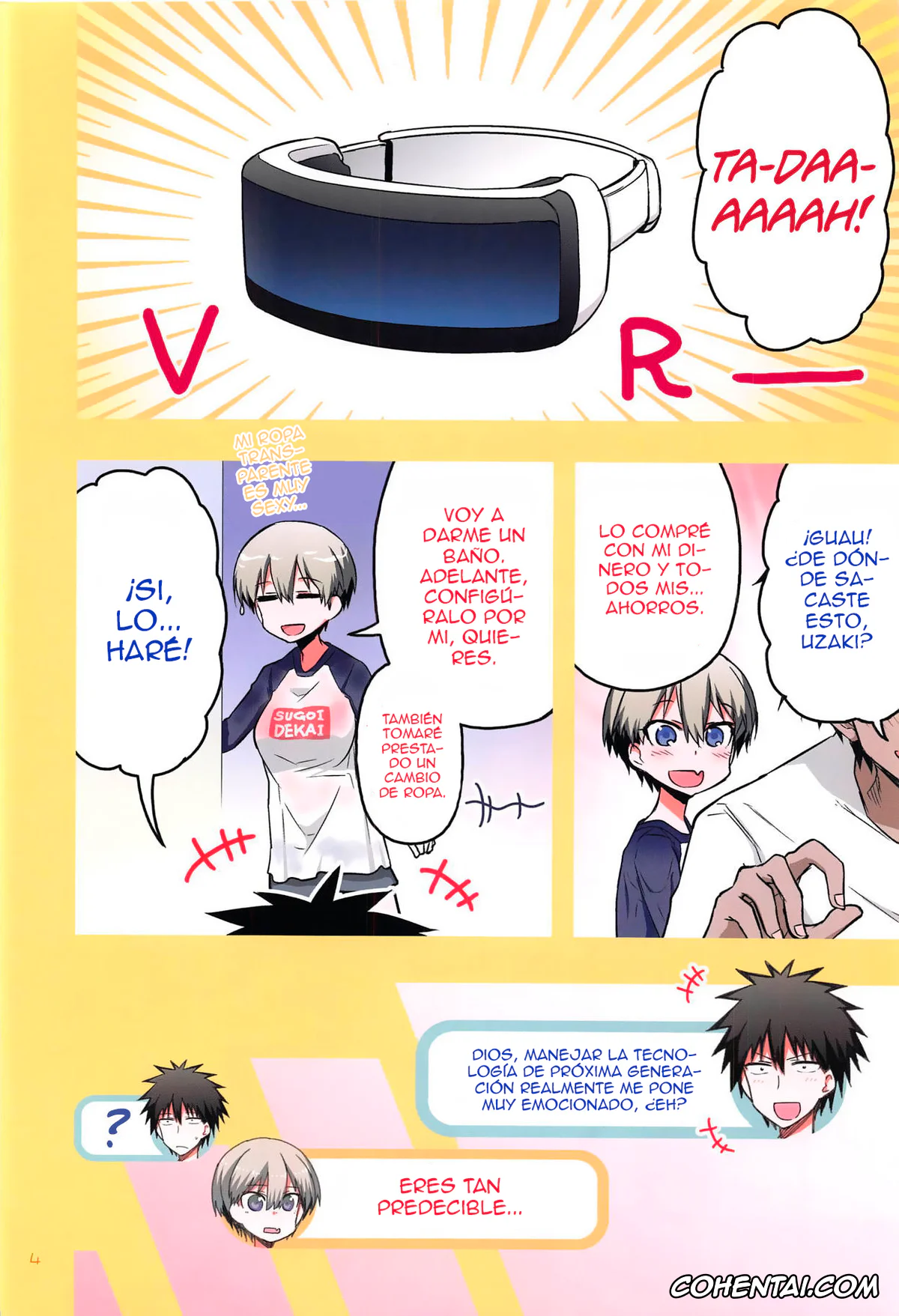 Uzaki-chan wa Asobitai! hentai, Hana Uzaki hentai, Shinichi Sakurai hentai, Uzaki-chan wa H Shitai! 2 (Uzaki-chan wa Asobitai!), pagina 3