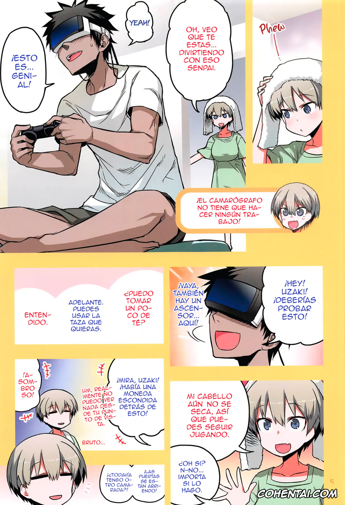 Uzaki-chan wa Asobitai! xxx, Hana Uzaki xxx, Shinichi Sakurai xxx, Uzaki-chan wa H Shitai! 2 (Uzaki-chan wa Asobitai!), pagina 4