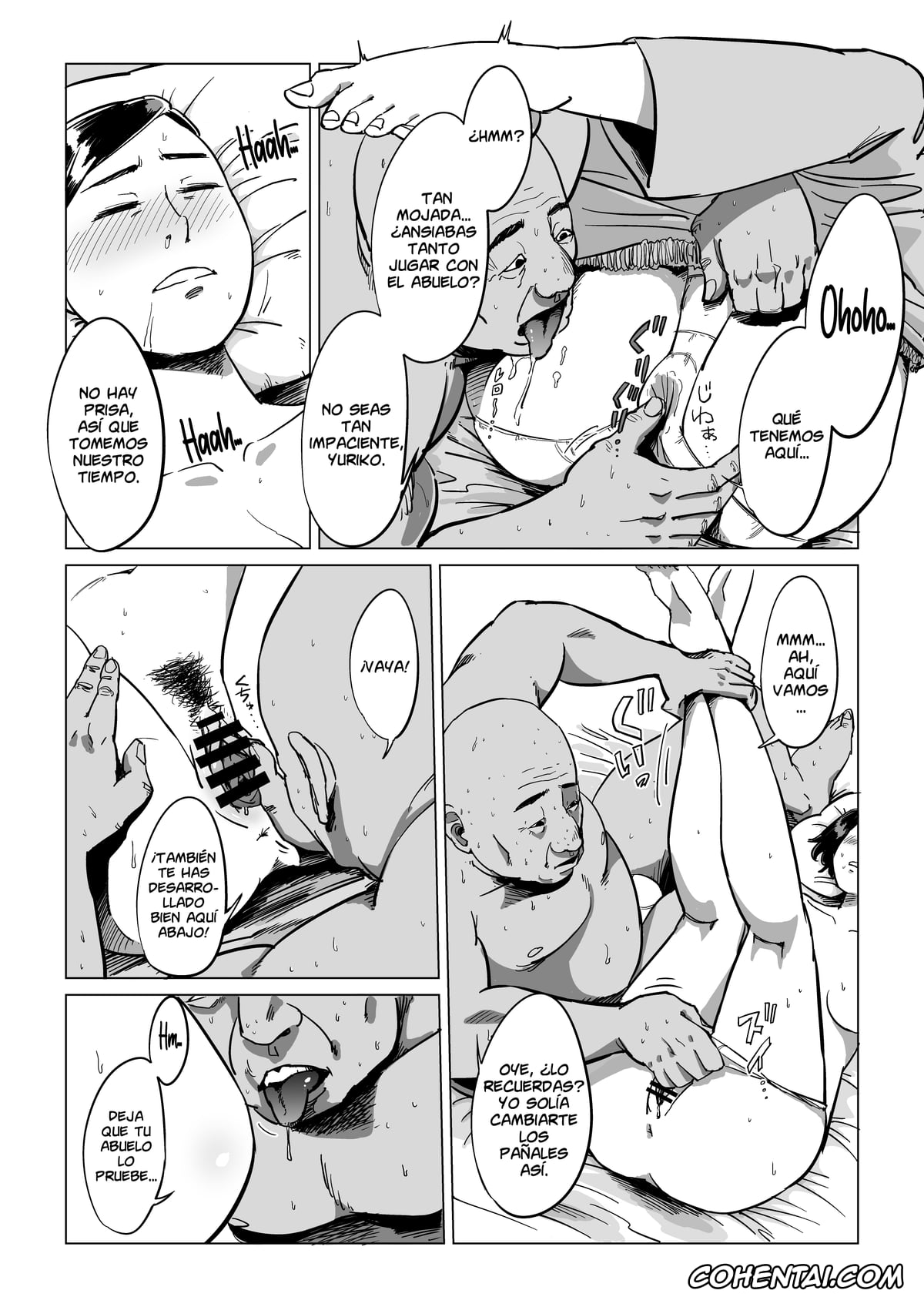 Original hentai, Sofu, Mago to Asobu, pagina 9