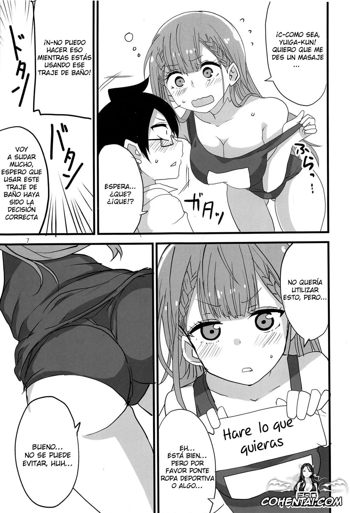 Bokutachi wa Benkyou ga Dekinai hentai, Mafuyu Kirisu hentai, Nariyuki Yuiga hentai, Mafuyu no Taiman Massage (Bokutachi wa Benkyou ga Dekinai), pagina 6