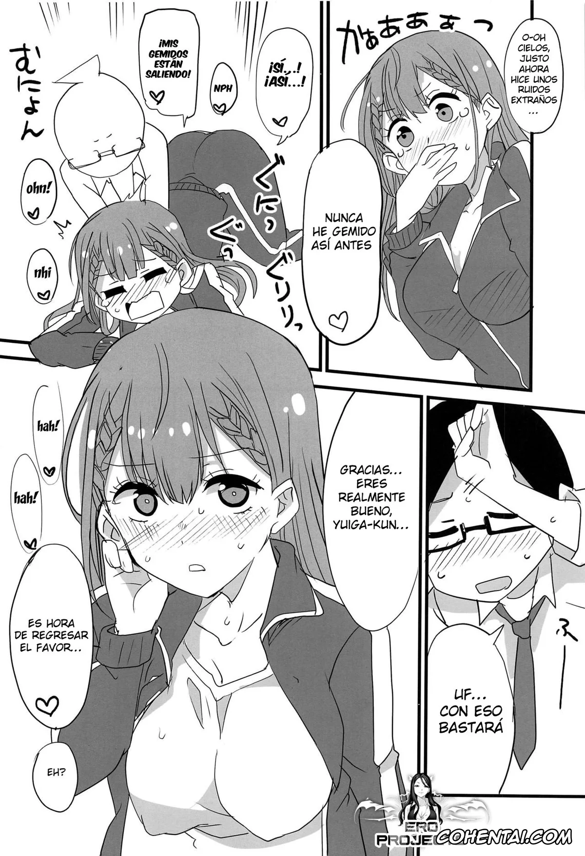 Bokutachi wa Benkyou ga Dekinai hentai, Mafuyu Kirisu hentai, Nariyuki Yuiga hentai, Mafuyu no Taiman Massage (Bokutachi wa Benkyou ga Dekinai), pagina 9