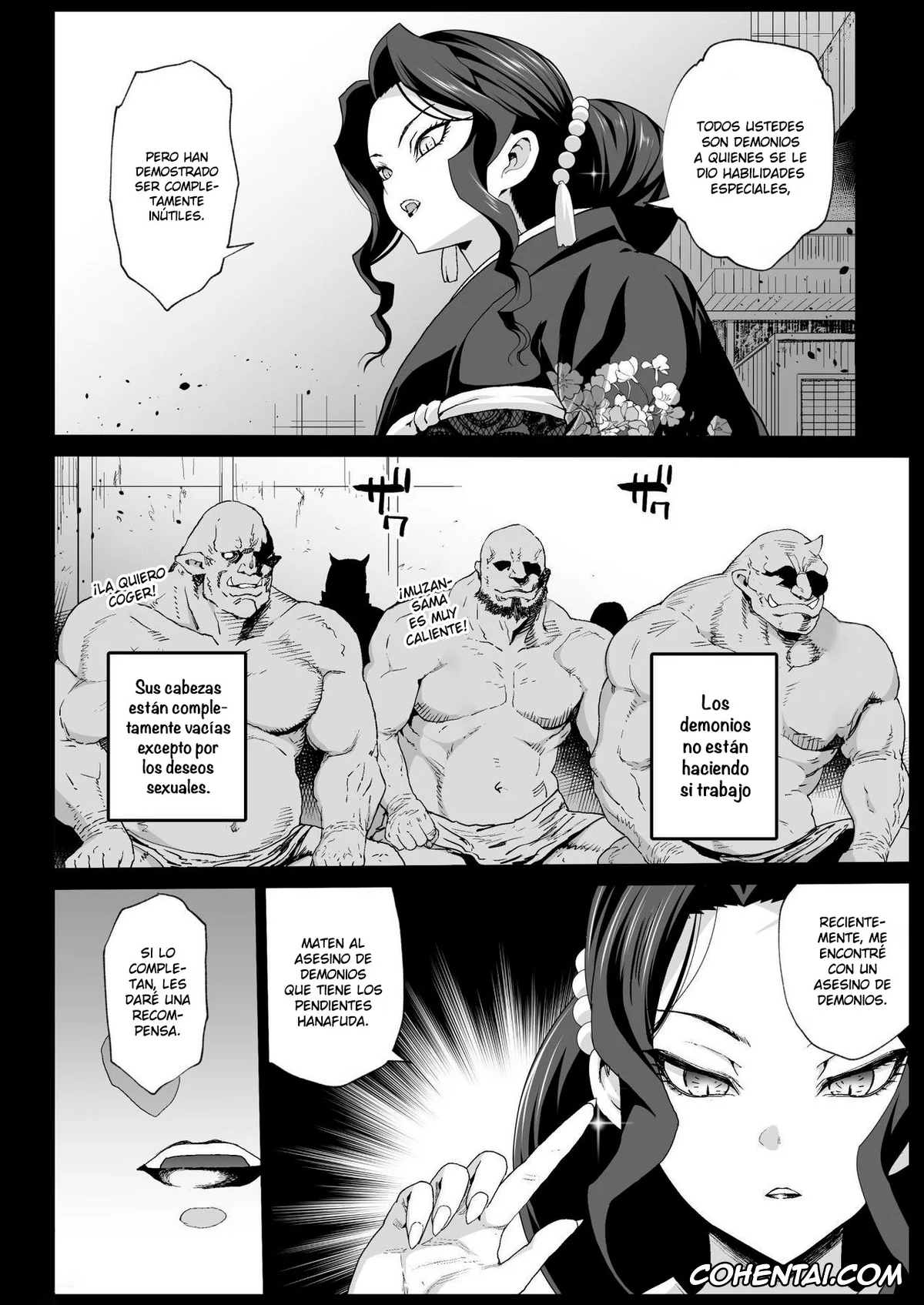 Kimetsu No Yaiba | Demon Slayer porno, Muzan Kibutsuji porno, Mesu Onna Jou Muzan-sama – RAPE OF DEMON SLAYER 4 (Kimetsu no Yaiba), pagina 5